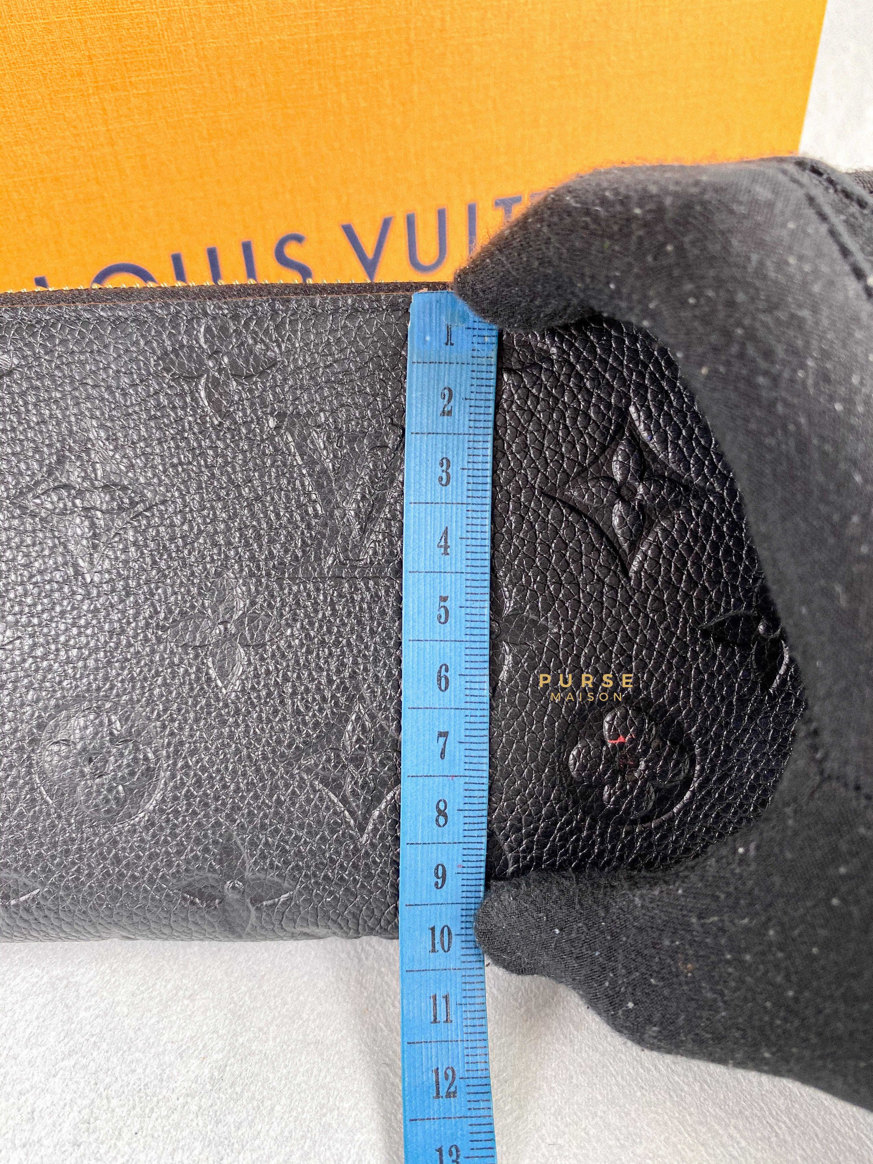 Louis Vuitton Zippy Long Wallet in Noir Monogram Empreinte | Purse Maison Luxury Bags Shop