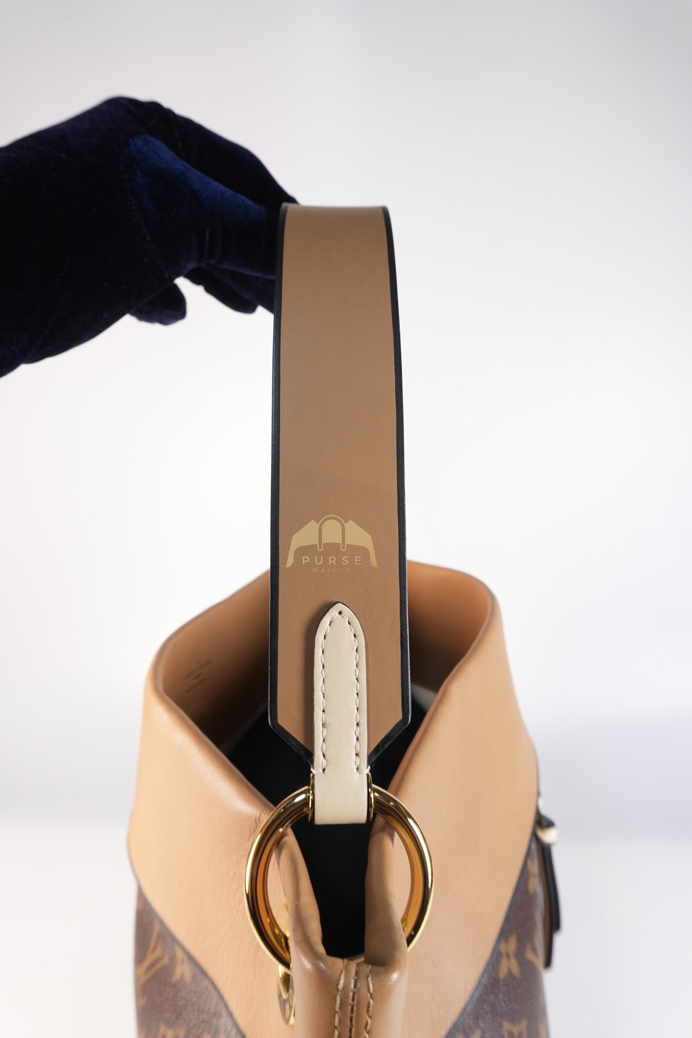 Tuileries Hobo Bag in Monogram and Light Beige (Date code: CA0148)