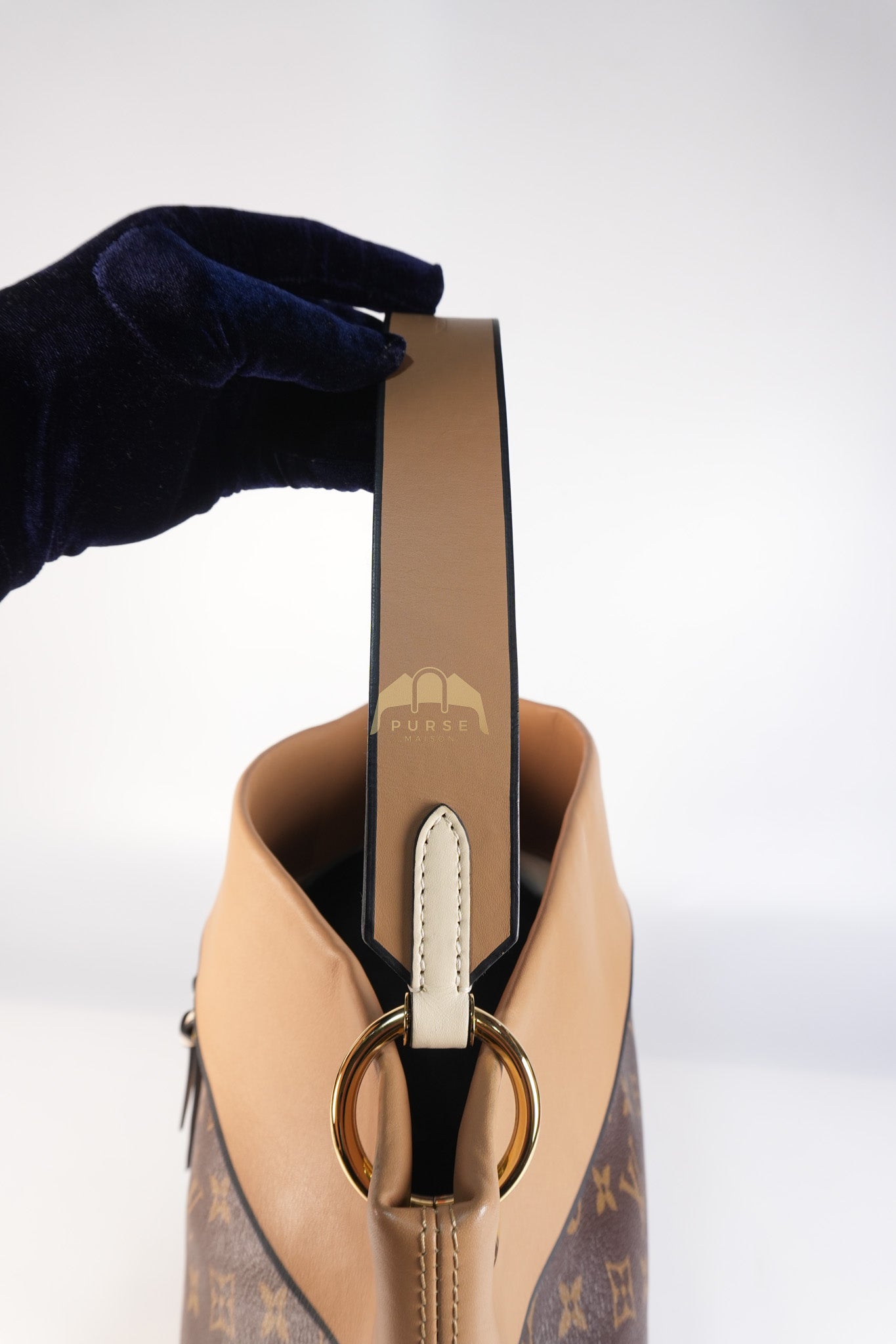 Tuileries Hobo Bag in Monogram and Light Beige (Date code: CA0148)