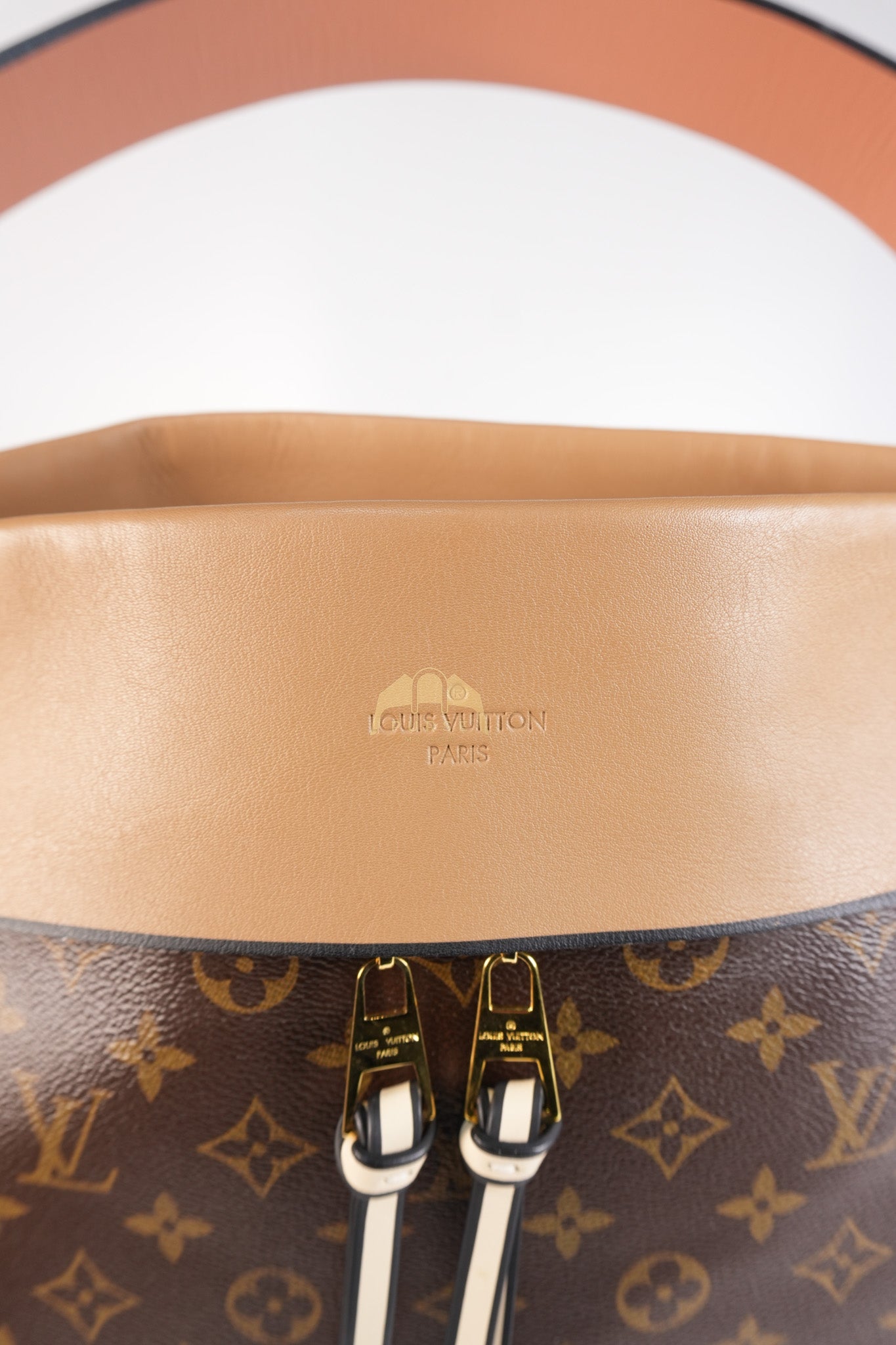 Tuileries Hobo Bag in Monogram and Light Beige (Date code: CA0148)