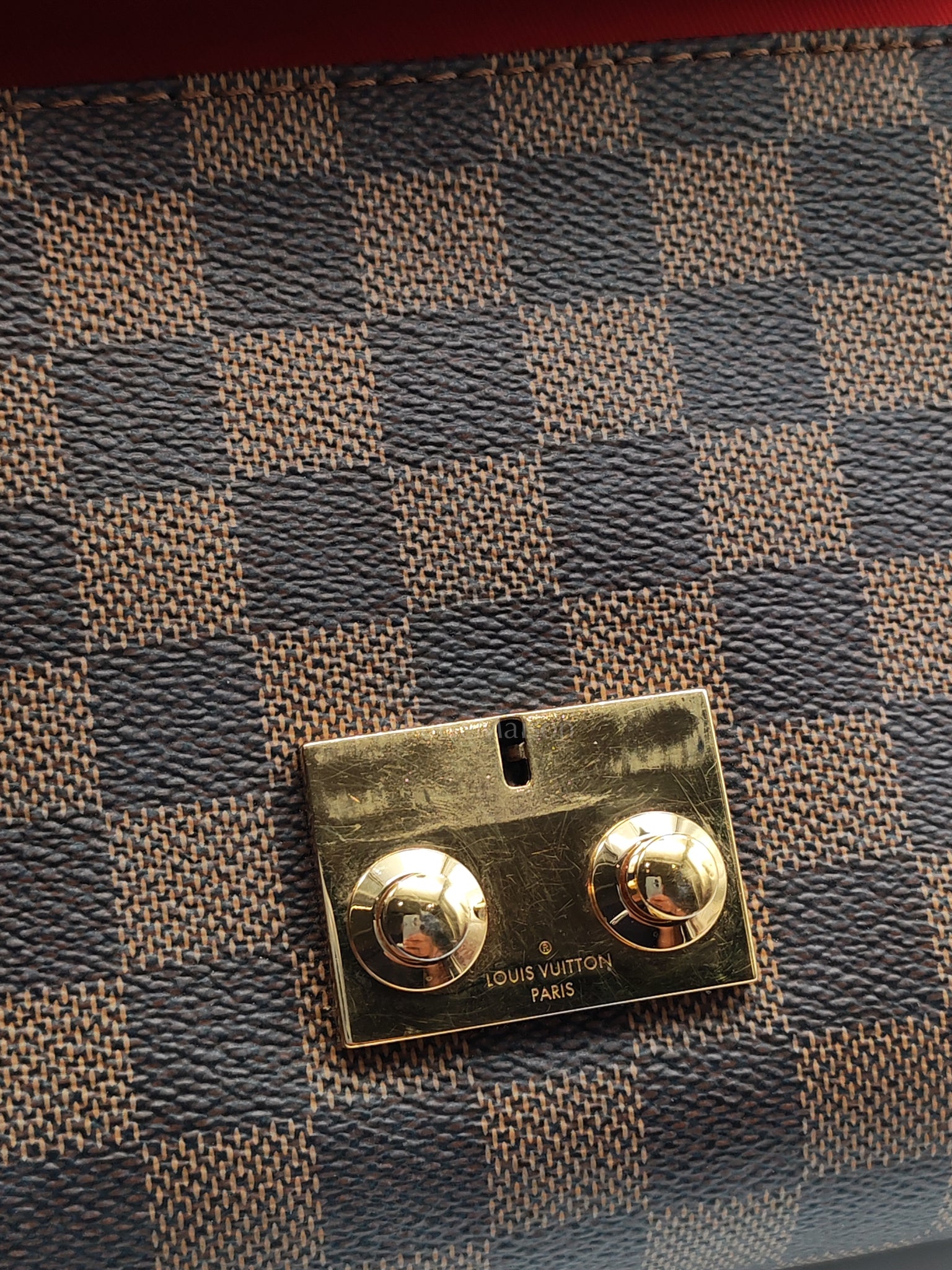 Lv Croisette In Damier Ebene GHW | Purse Maison Luxury Bags Shop