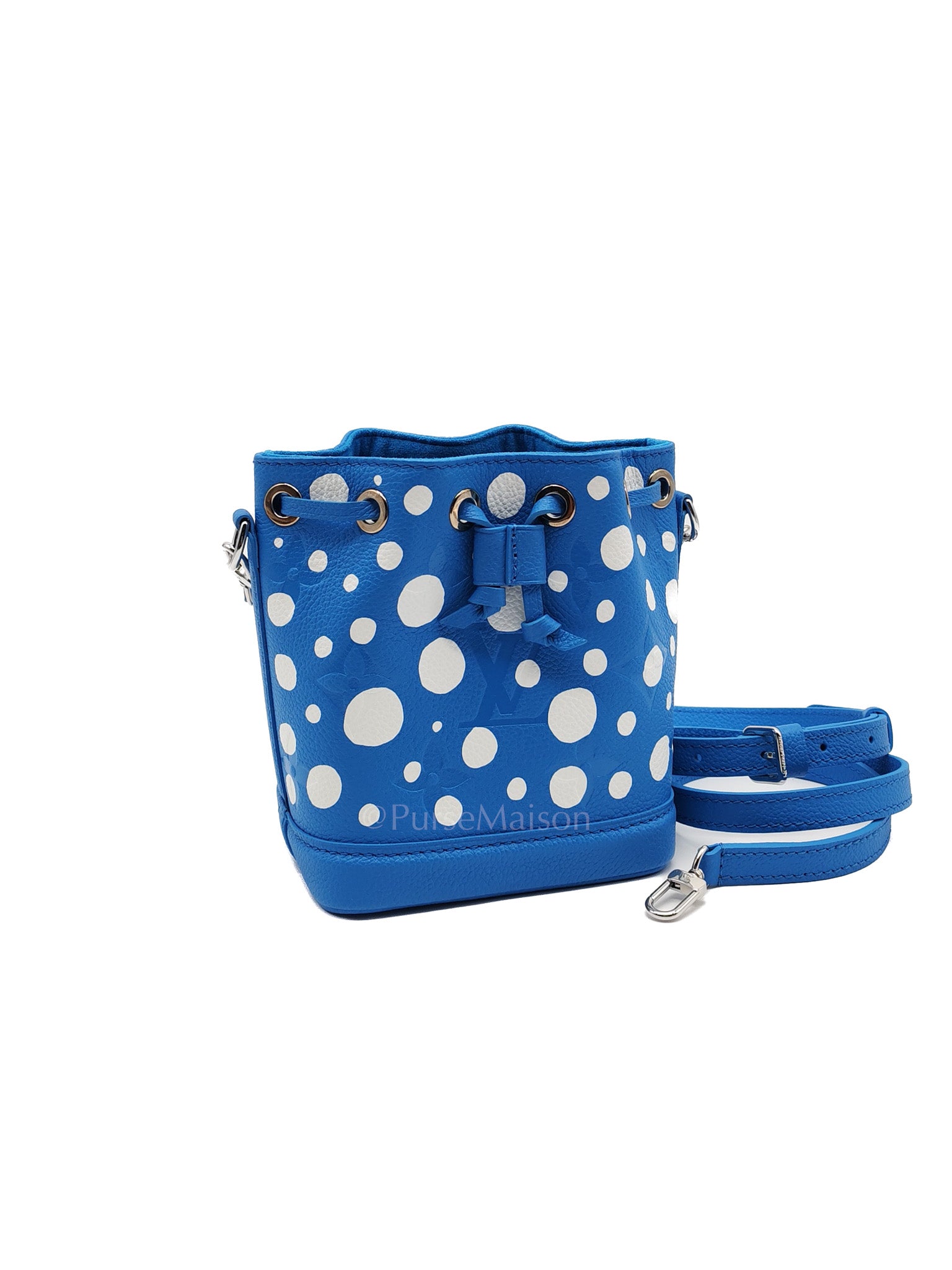 LV x Yayoi Kusama Nano Neo Noe Giant Monogram Infinity Dots Bucket Bag (Microchip) | Purse Maison Luxury Bags Shop