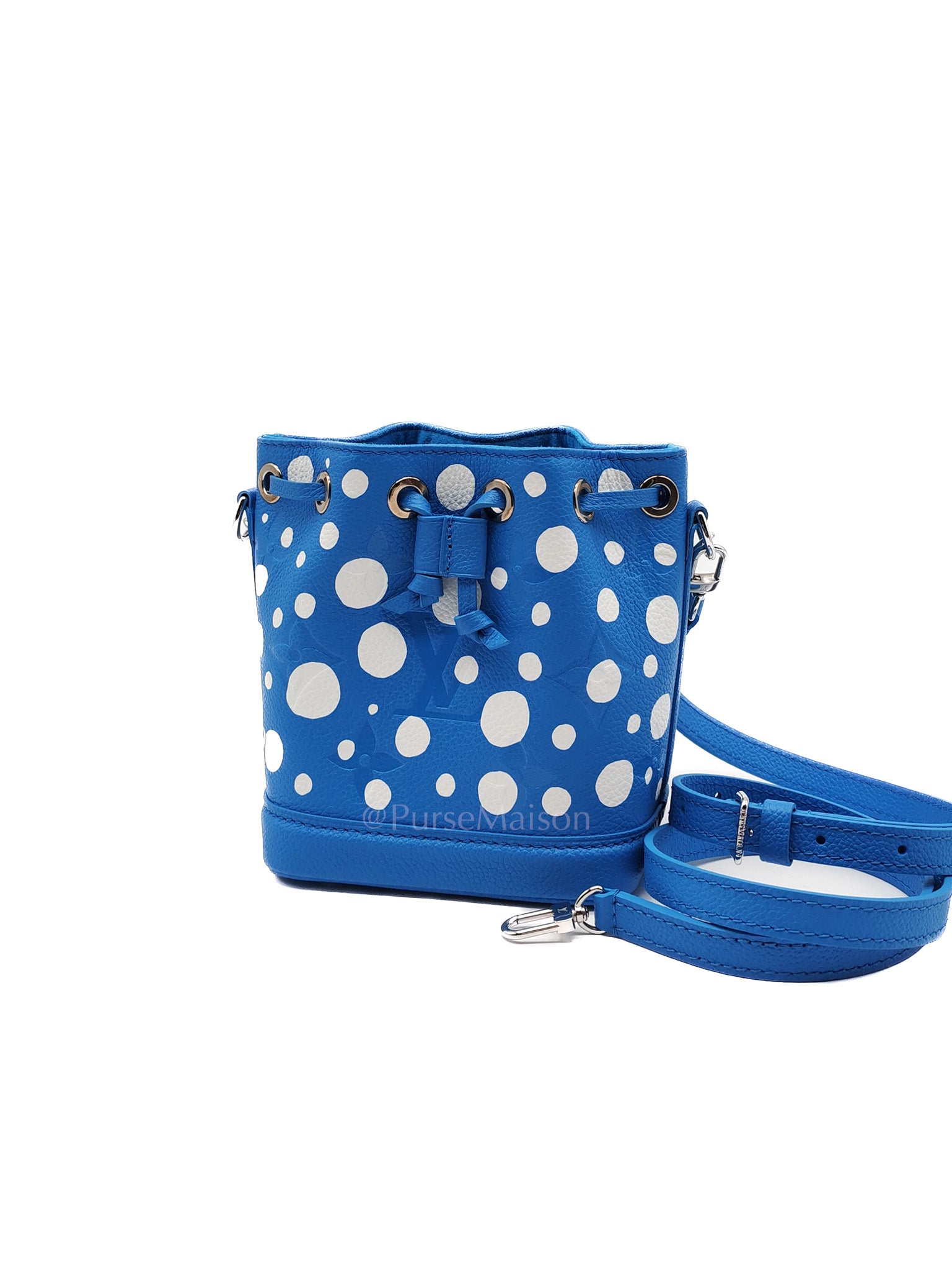 LV x Yayoi Kusama Nano Neo Noe Giant Monogram Infinity Dots Bucket Bag (Microchip) | Purse Maison Luxury Bags Shop
