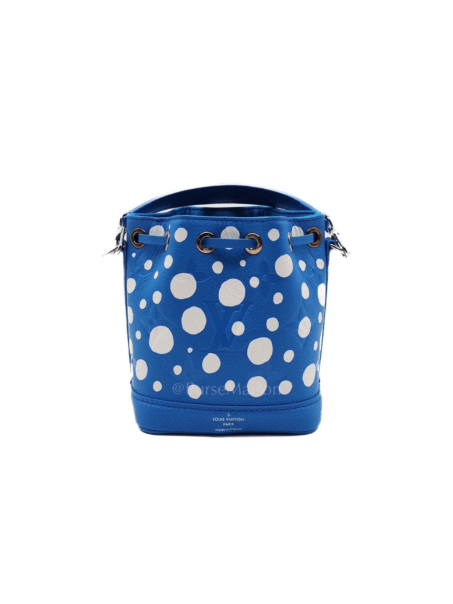 LV x Yayoi Kusama Nano Neo Noe Giant Monogram Infinity Dots Bucket Bag (Microchip) | Purse Maison Luxury Bags Shop