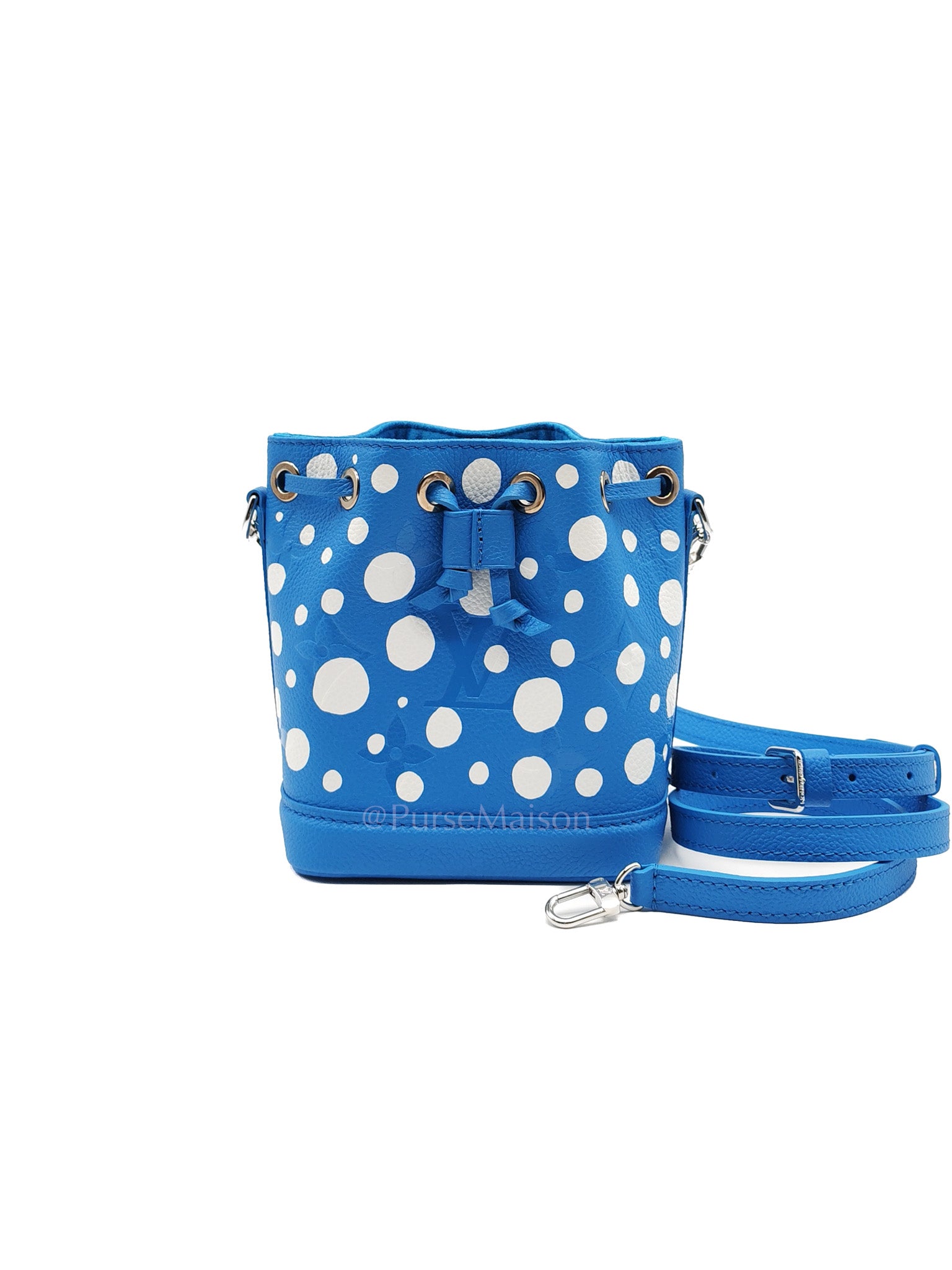 LV x Yayoi Kusama Nano Neo Noe Giant Monogram Infinity Dots Bucket Bag (Microchip) | Purse Maison Luxury Bags Shop
