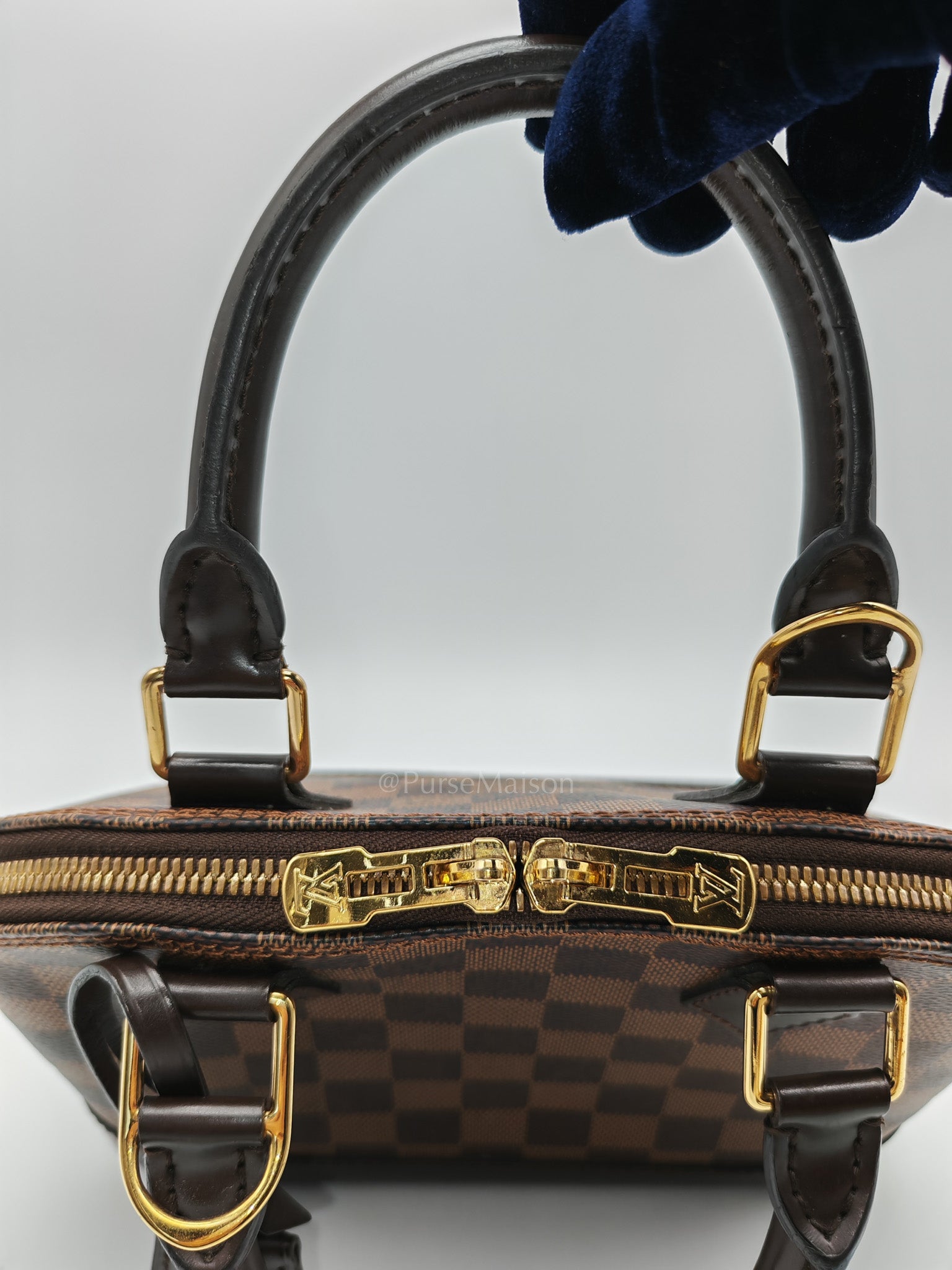Alma BB in Damier Ebene Canvas (Microchip)