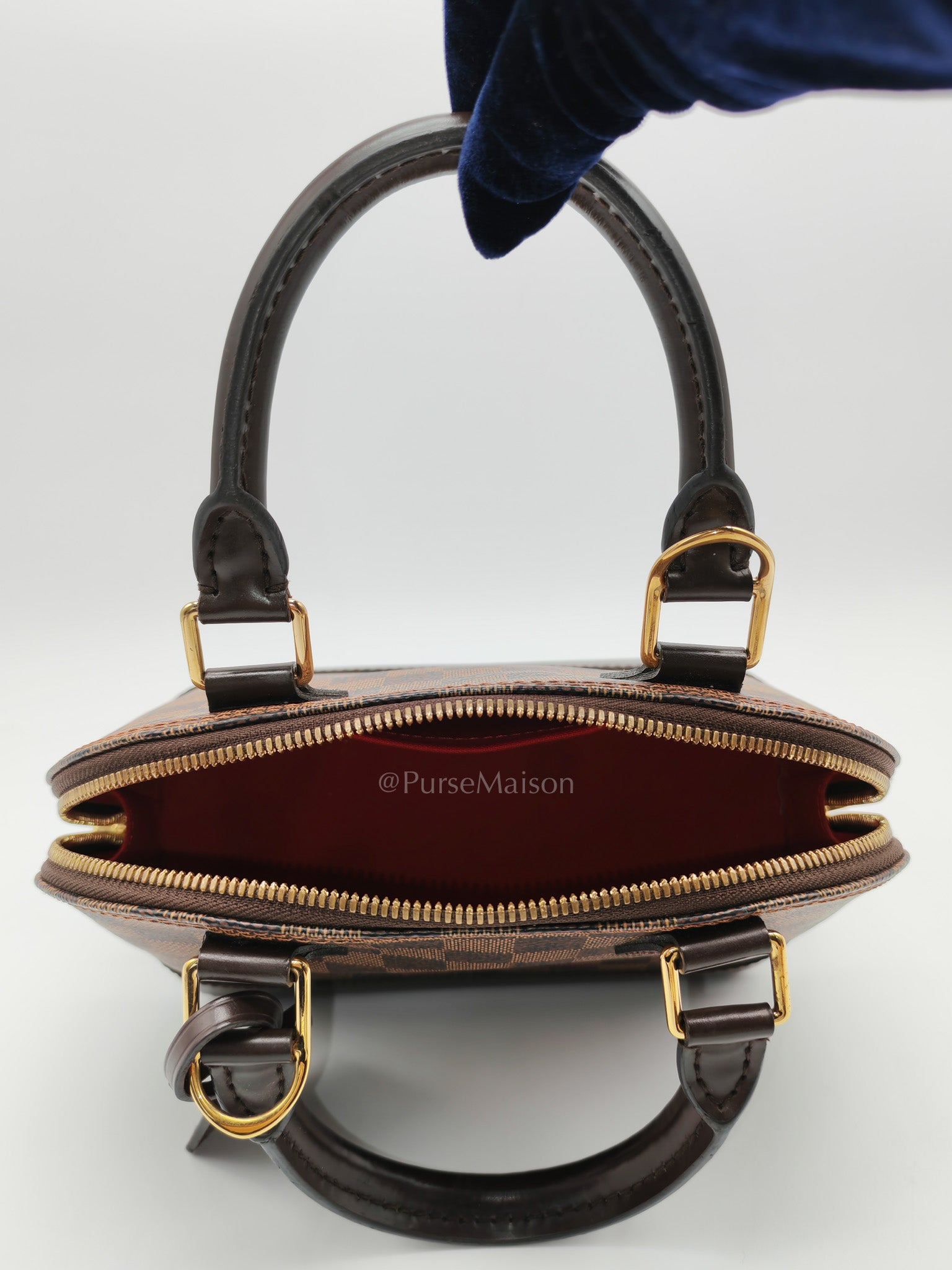 Alma BB in Damier Ebene Canvas (Microchip)