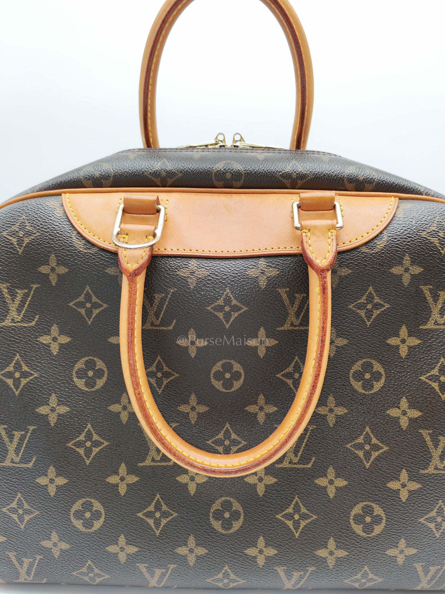 Deauville Monogram Canvas Handbag (Date Code: MB0041)