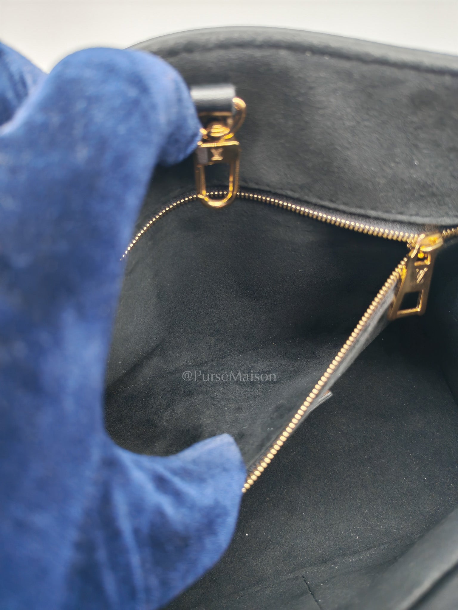 Louis Vuitton OnTheGo (OTG) PM in Black Empreinte Leather (Microchip)