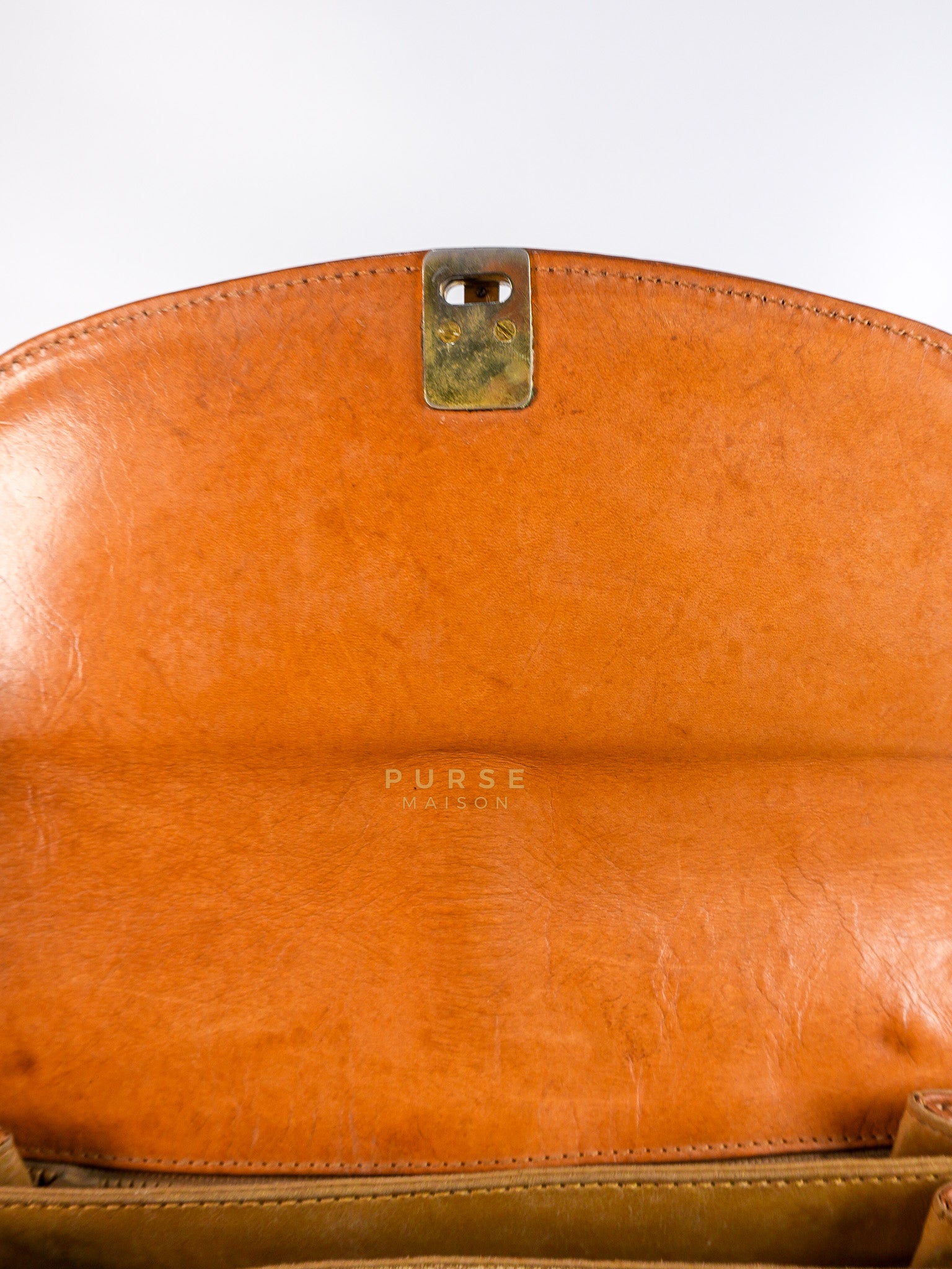 Macadam Crossbody Bag in Brown & Gold Hardware | Purse Maison Luxury Bags Shop