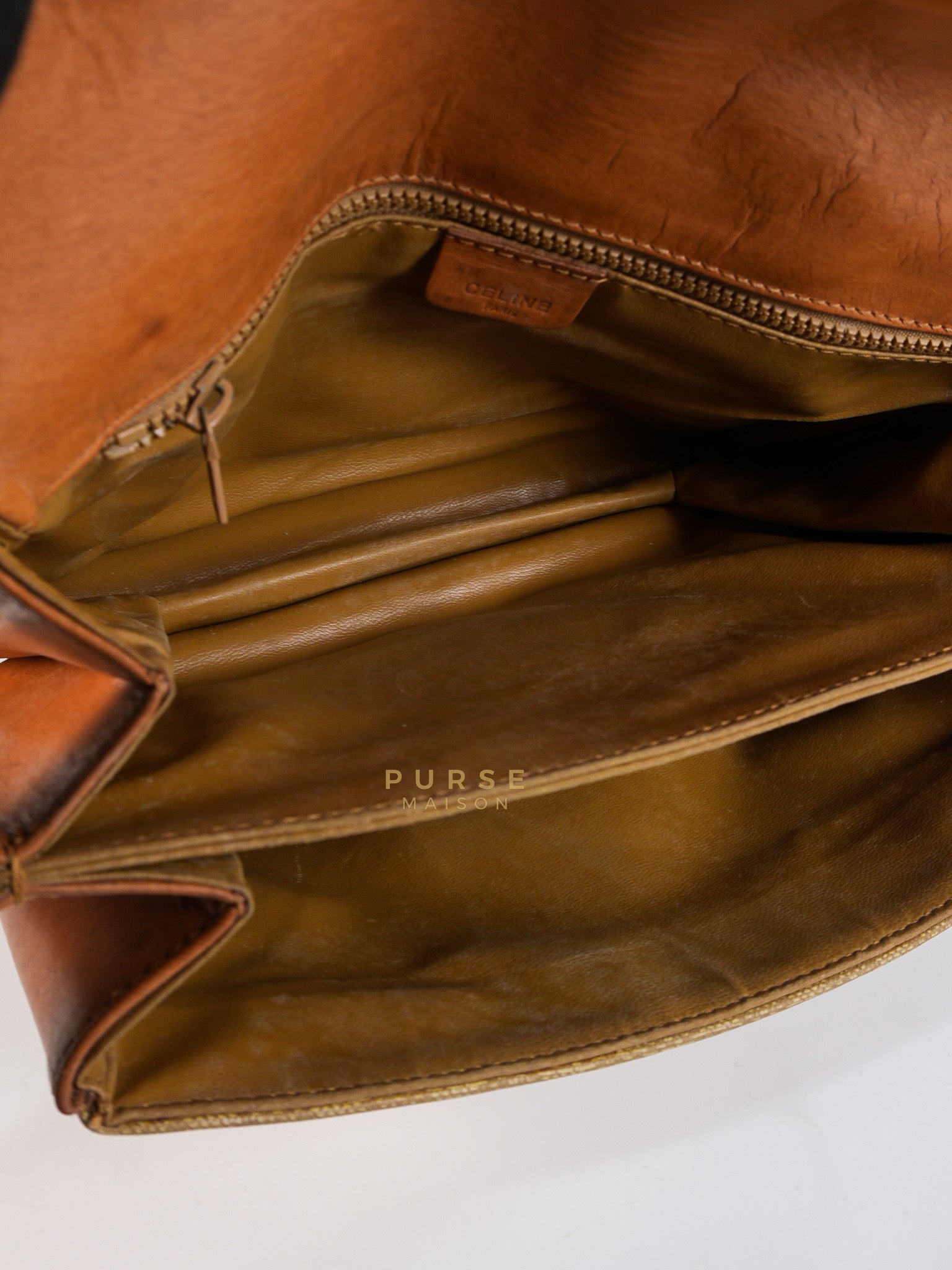 Macadam Crossbody Bag in Brown & Gold Hardware | Purse Maison Luxury Bags Shop