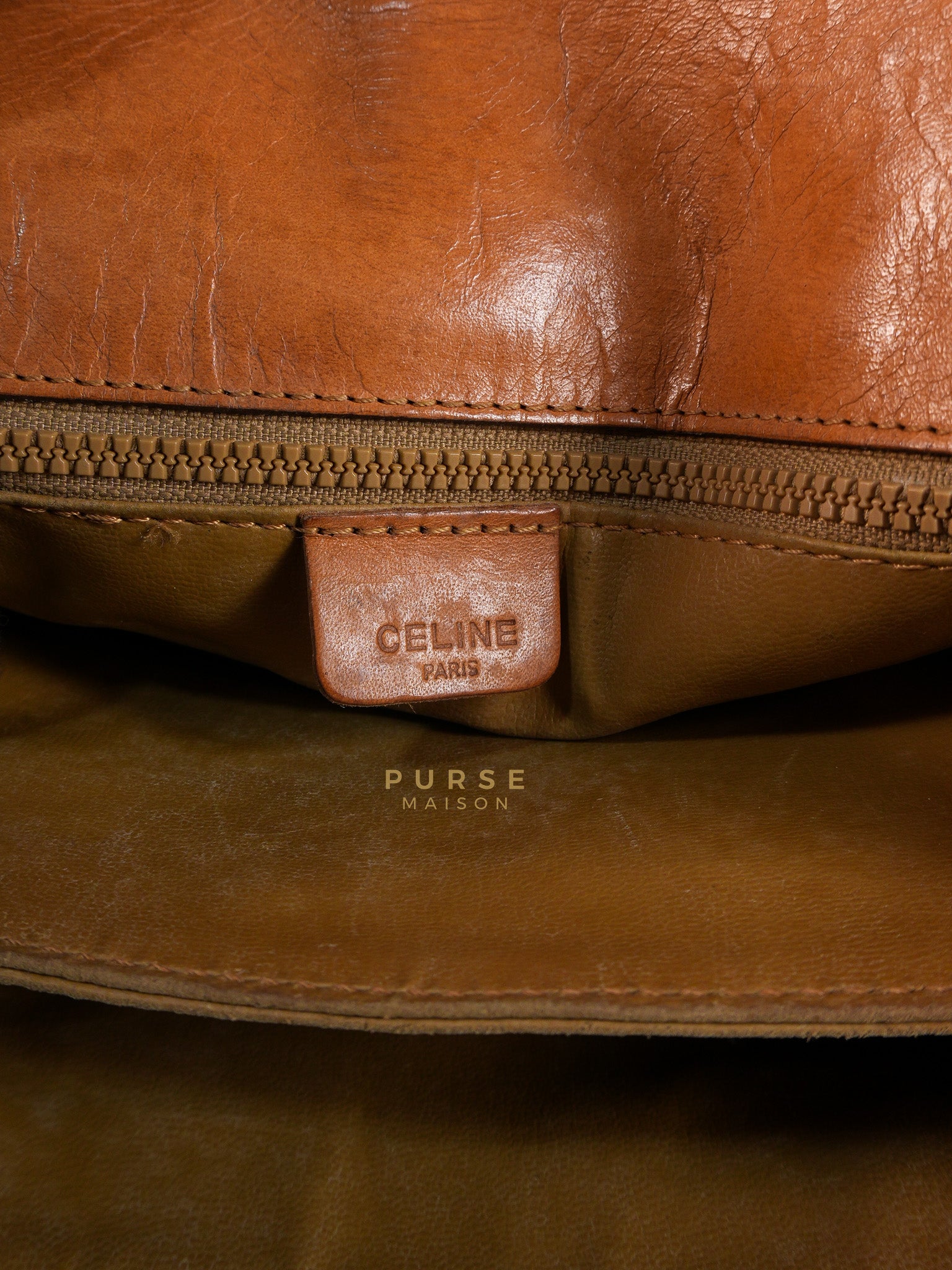 Macadam Crossbody Bag in Brown & Gold Hardware | Purse Maison Luxury Bags Shop