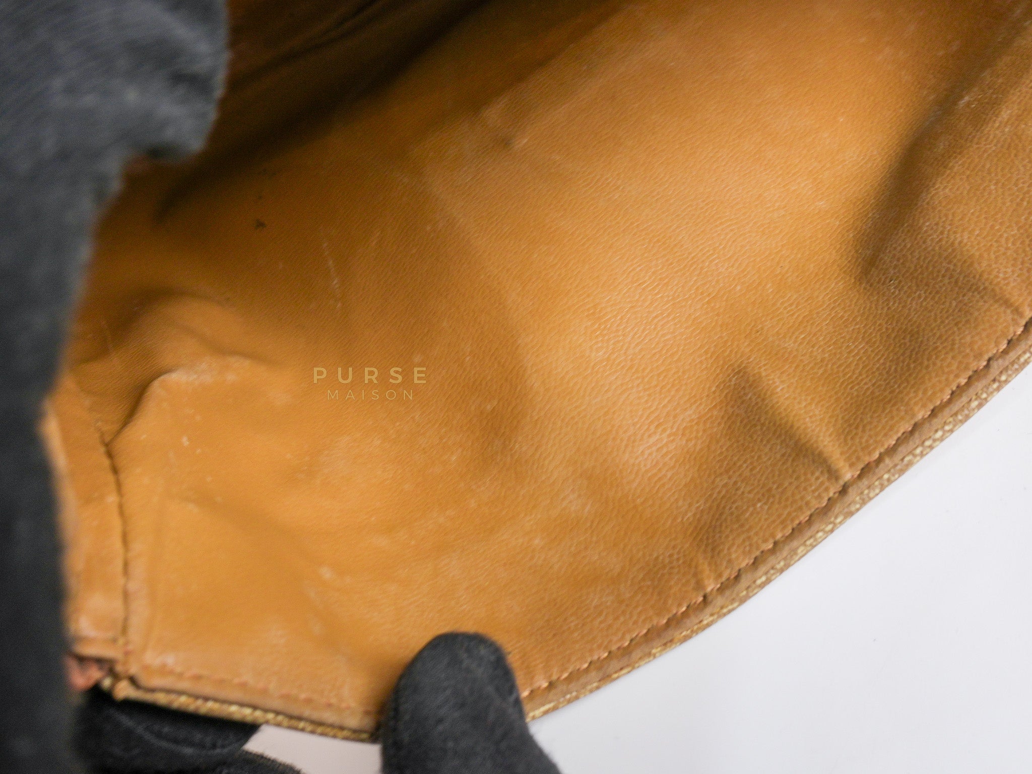 Macadam Crossbody Bag in Brown & Gold Hardware | Purse Maison Luxury Bags Shop