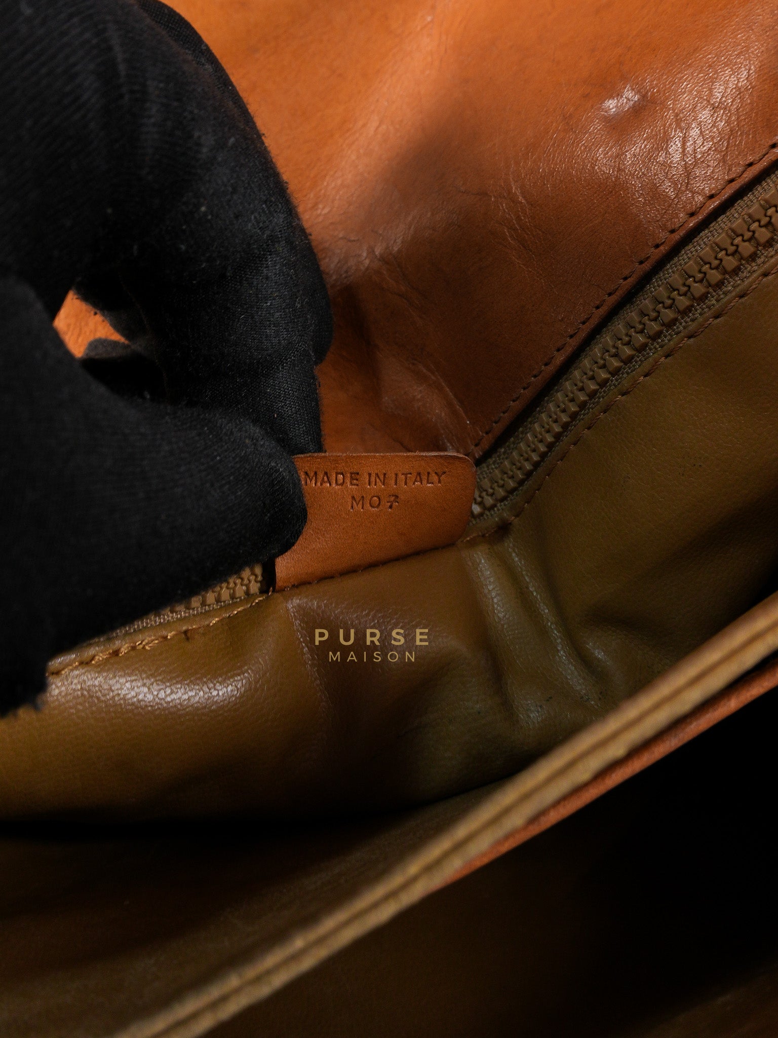 Macadam Crossbody Bag in Brown & Gold Hardware | Purse Maison Luxury Bags Shop