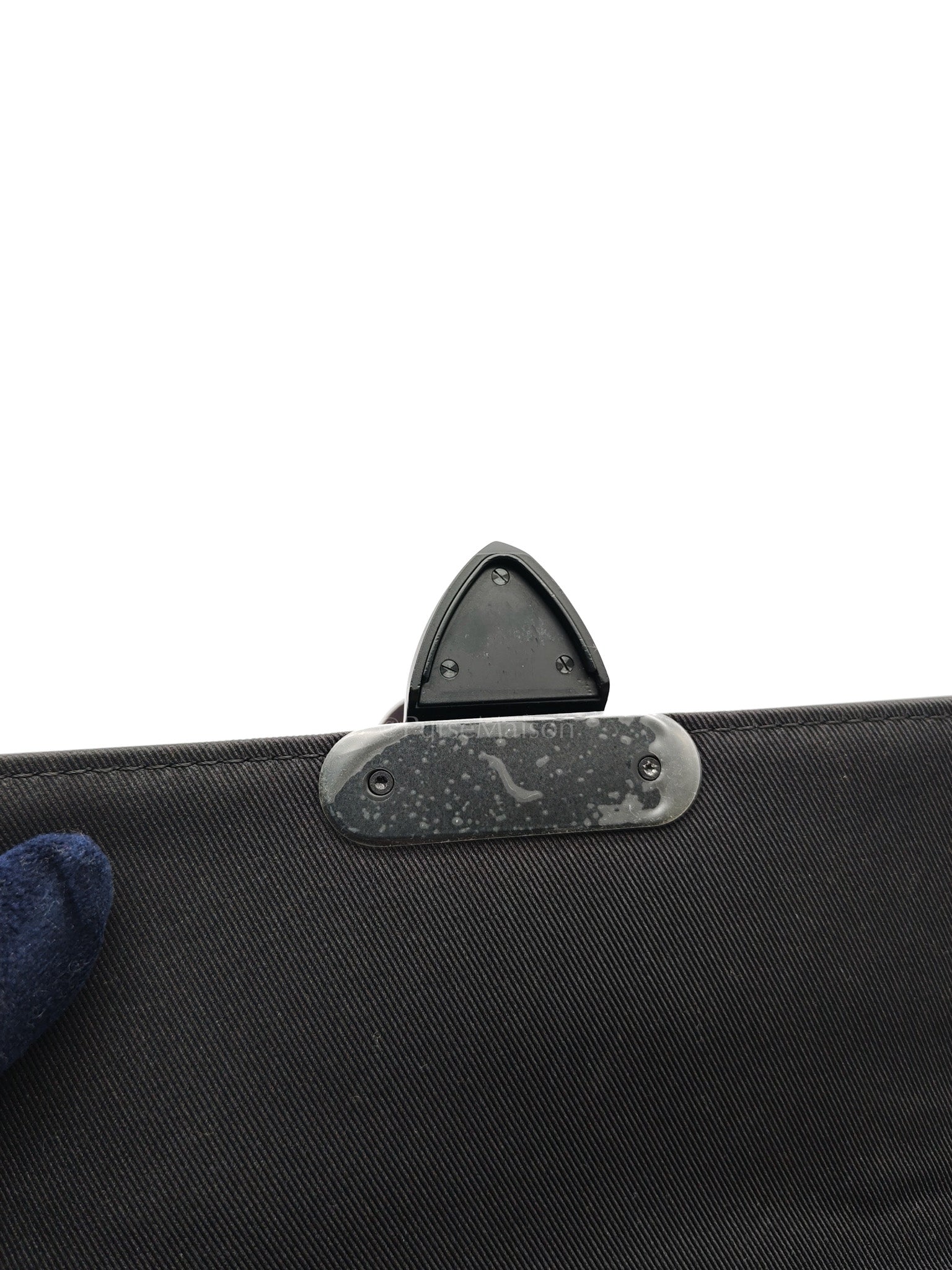 Macassar S-Lock Sling Bag in Monogram Canvas & So Black Hardware Microchip | Purse Maison Luxury Bags Shop