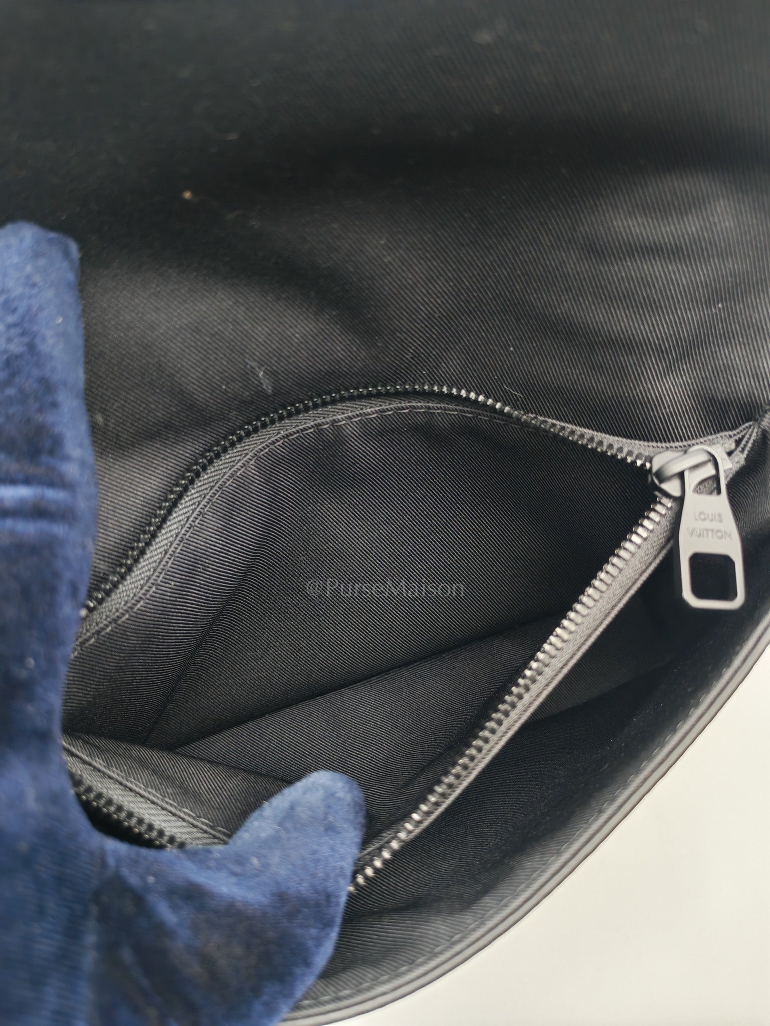 Macassar S-Lock Sling Bag in Monogram Canvas & So Black Hardware Microchip | Purse Maison Luxury Bags Shop