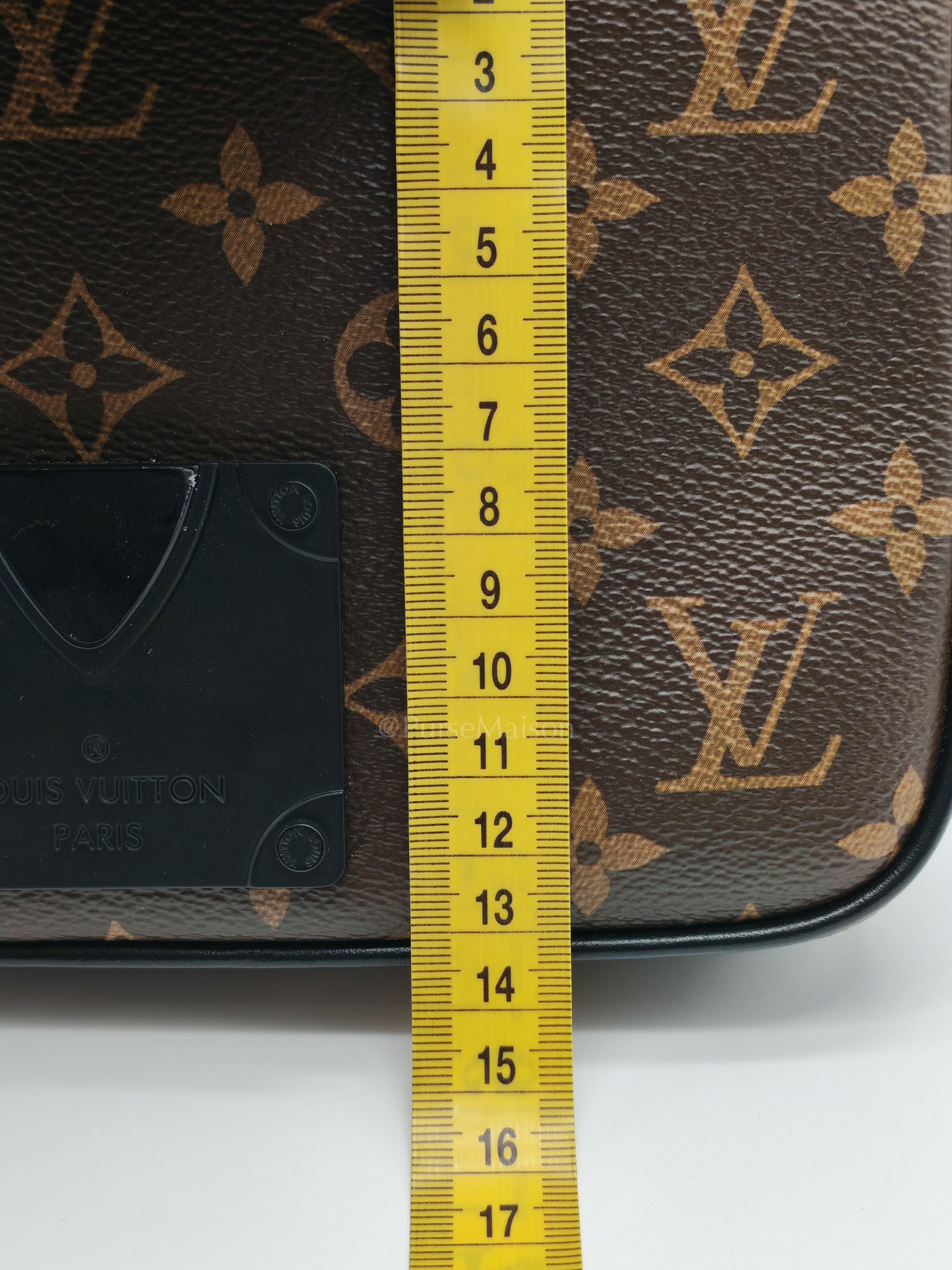 Macassar S-Lock Sling Bag in Monogram Canvas & So Black Hardware Microchip | Purse Maison Luxury Bags Shop