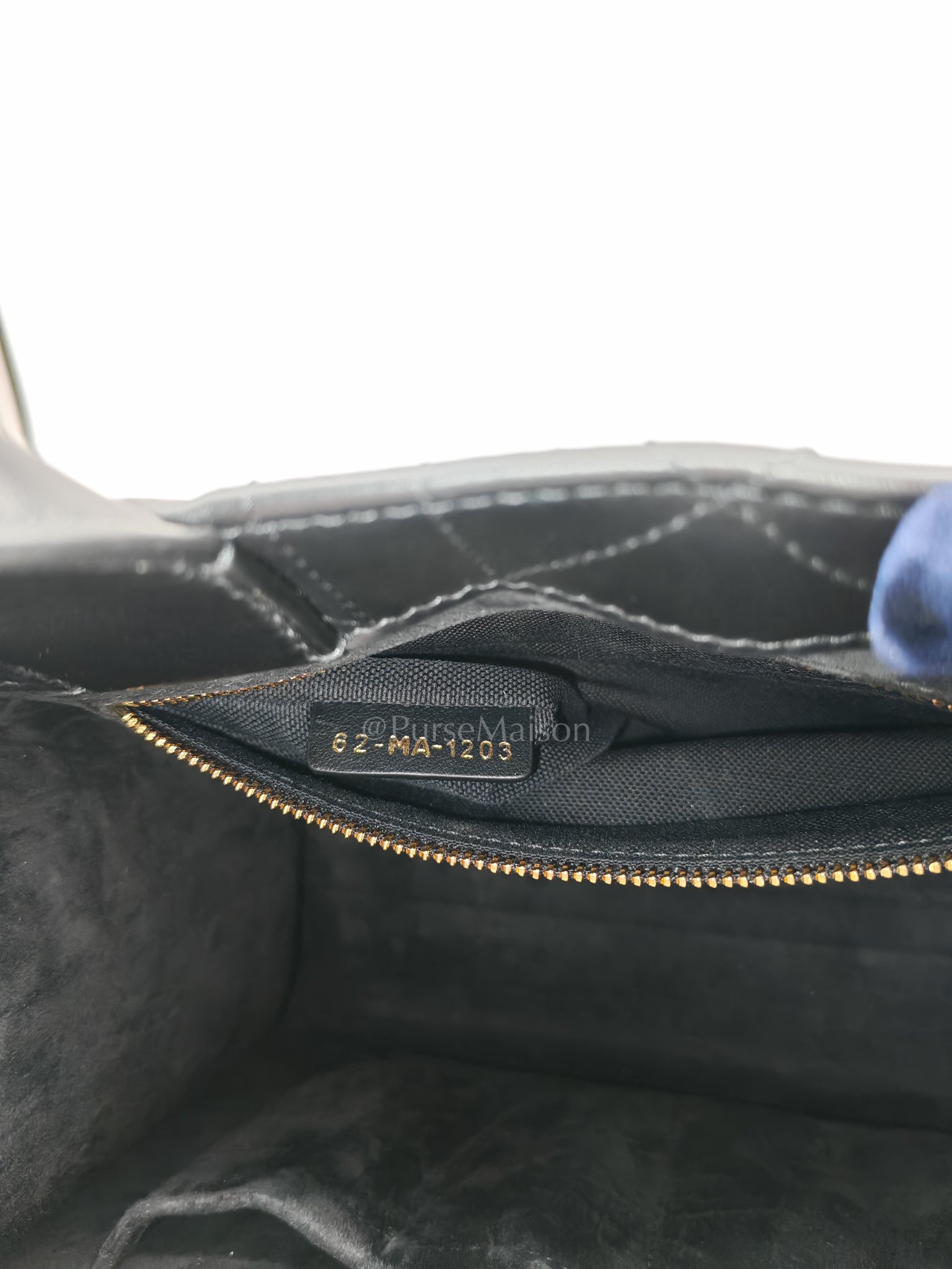 Macrocannage Booktote Small in Black Lambskin Leather Shoulder Bag | Purse Maison Luxury Bags Shop