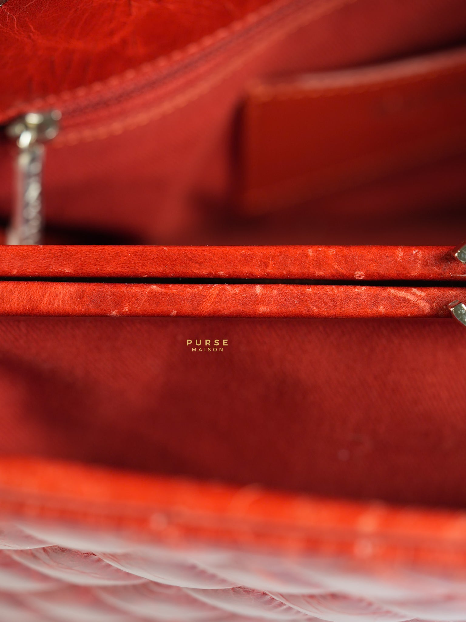 Mademoiselle Red Bowling Bag Quilted Patent Leather and Silver Hardware Series 15 | Purse Maison Luxury Bags Shop