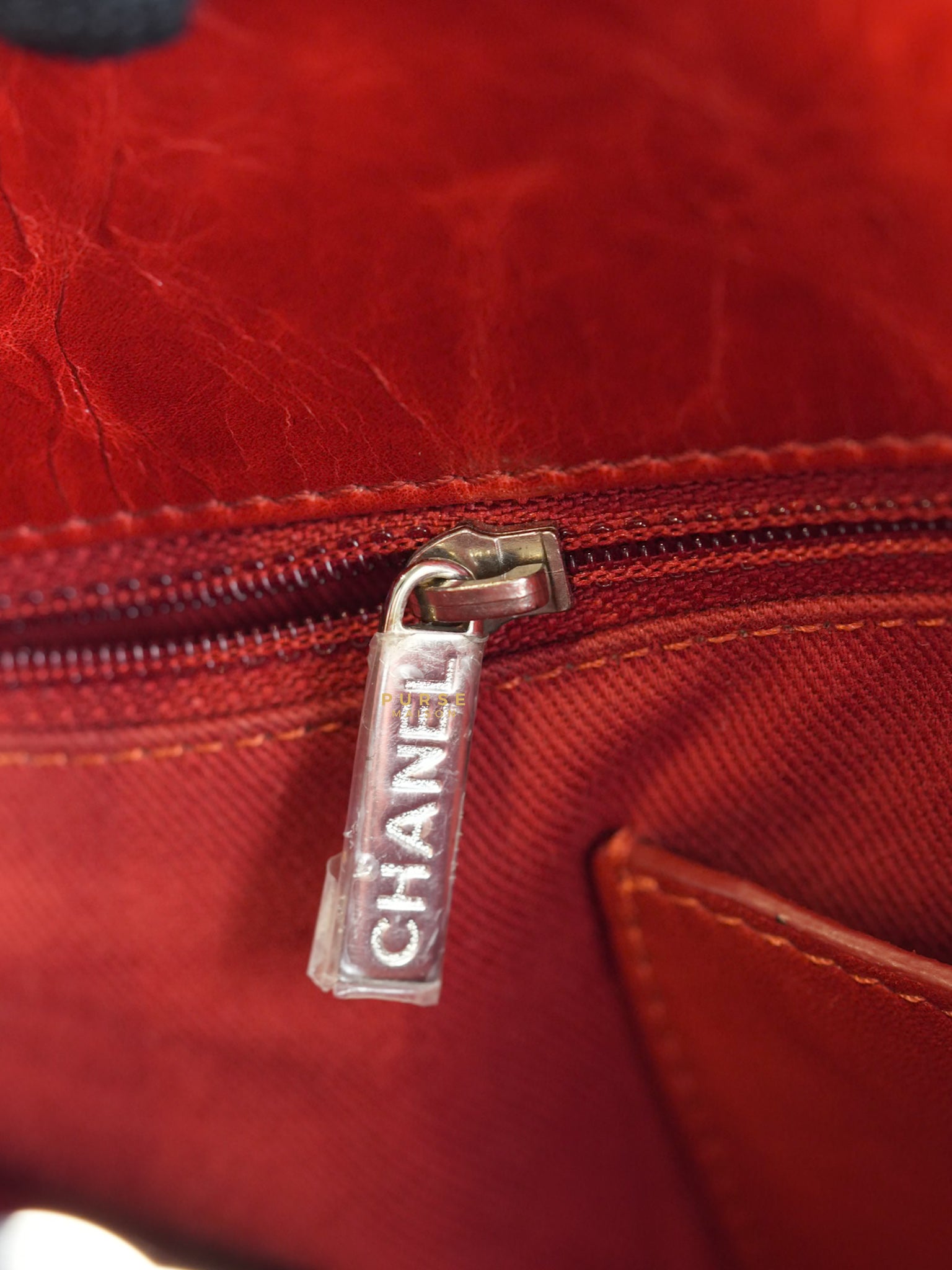 Mademoiselle Red Bowling Bag Quilted Patent Leather and Silver Hardware Series 15 | Purse Maison Luxury Bags Shop