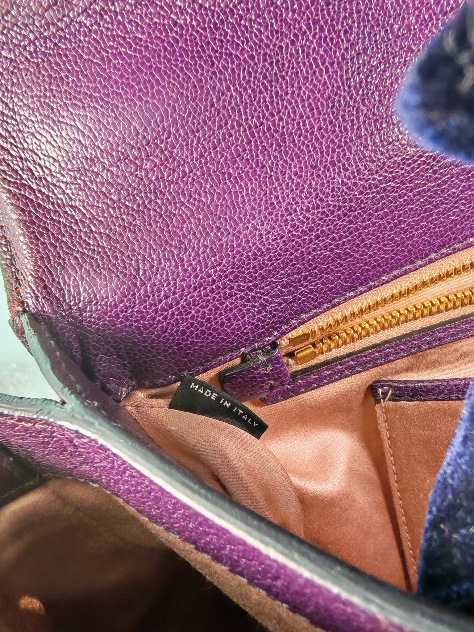 Madras Flap Bag in Burgundy Leather 2way Handbag with Top Handle | Purse Maison Luxury Bags Shop