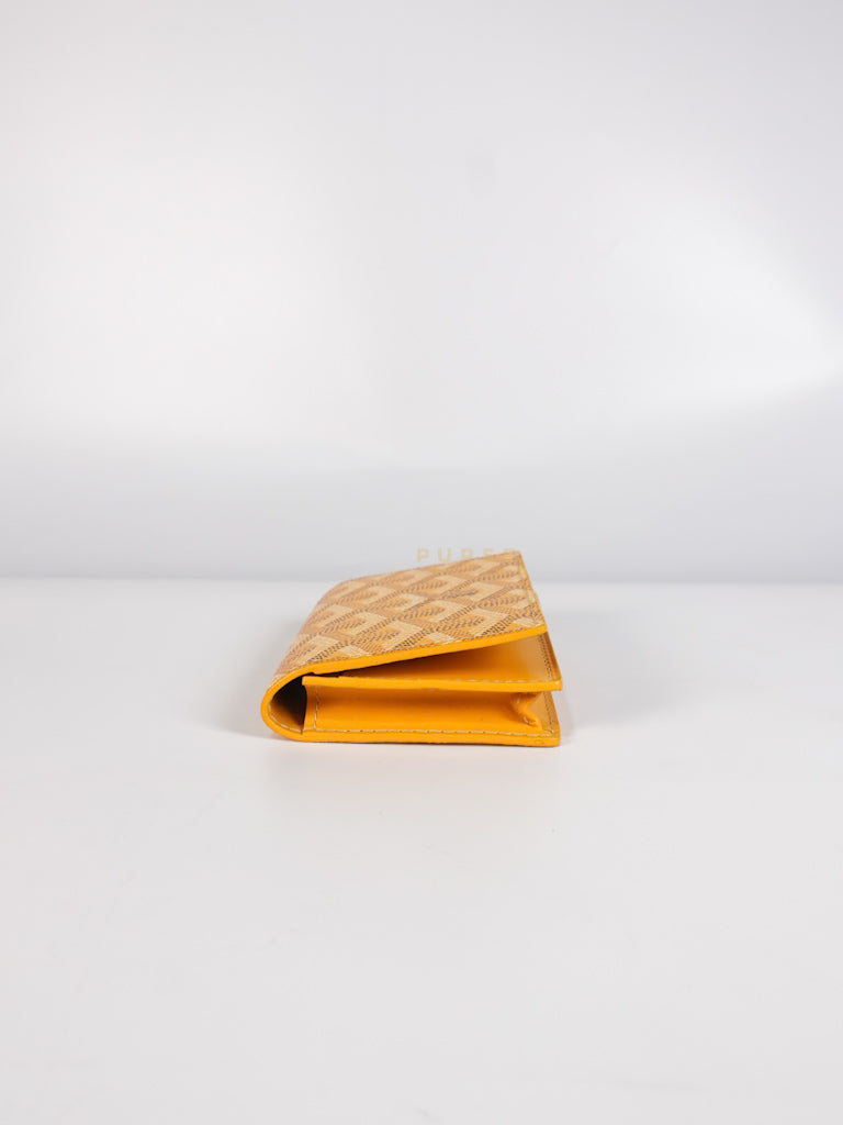 Malesherbes in Jaune Goyardine Canvas Cardholder | Purse Maison Luxury Bags Shop