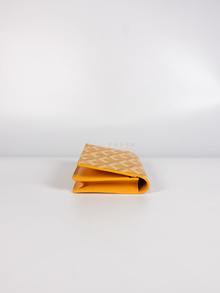 Malesherbes in Jaune Goyardine Canvas Cardholder | Purse Maison Luxury Bags Shop