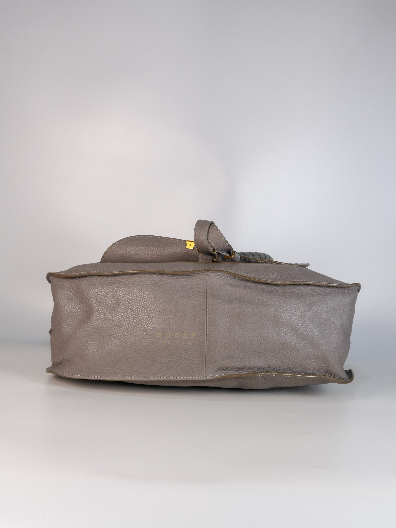 Marcie Large Shoulder Bag In Gray | Purse Maison Luxury Bags Shop