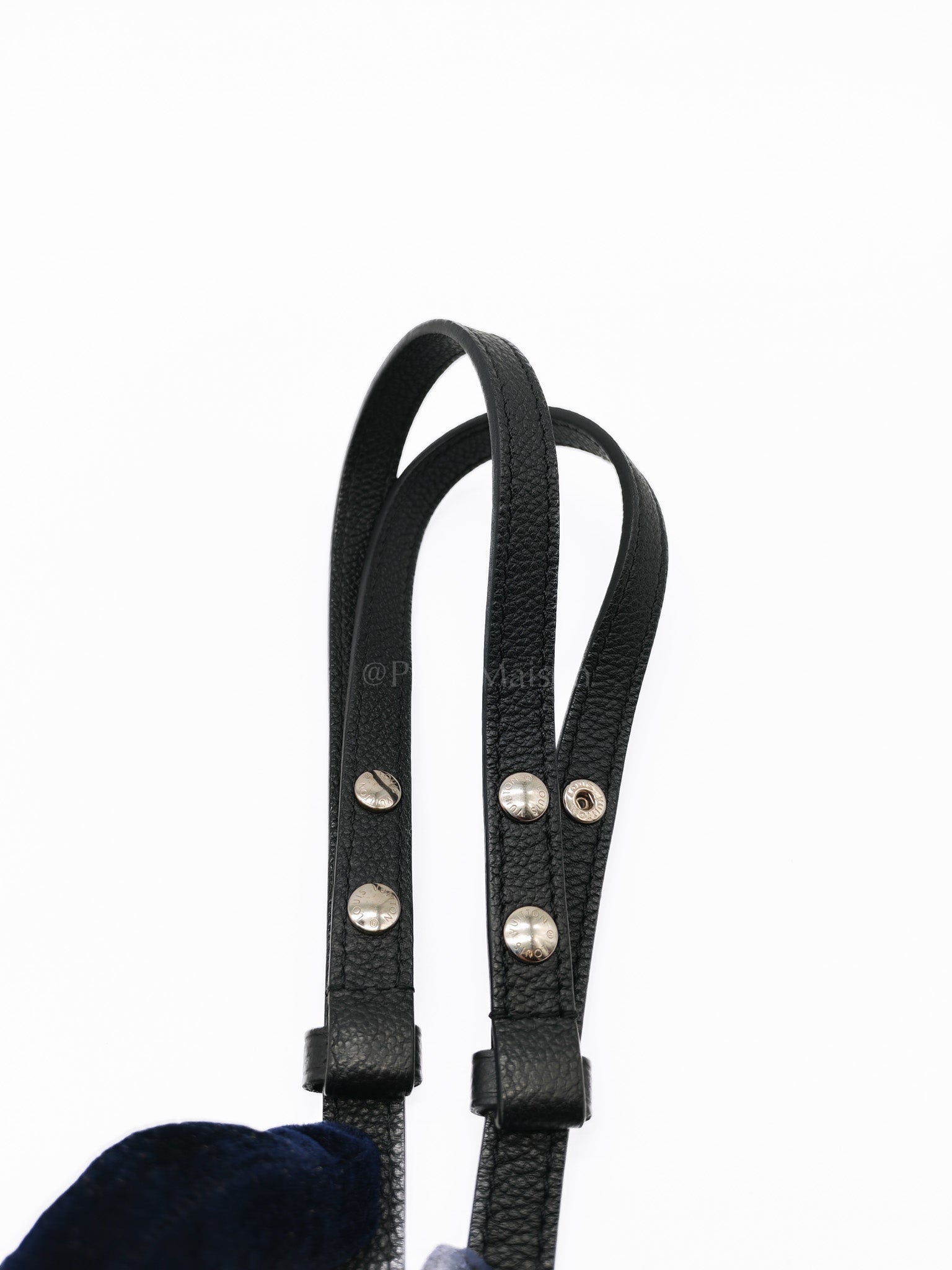 Marellini in Black Epi Leather Shoulder Bag ( Microchip) | Purse Maison Luxury Bags Shop