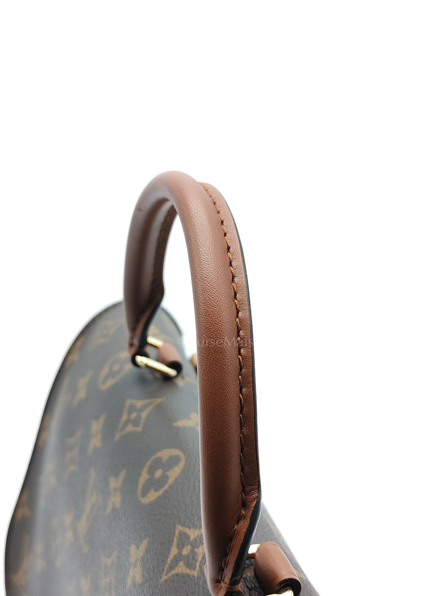 Marignan in Monogram Canvas with Tan Grained Calfskin Shoulder Bag (Date Code: AR2169) | Purse Maison Luxury Bags Shop