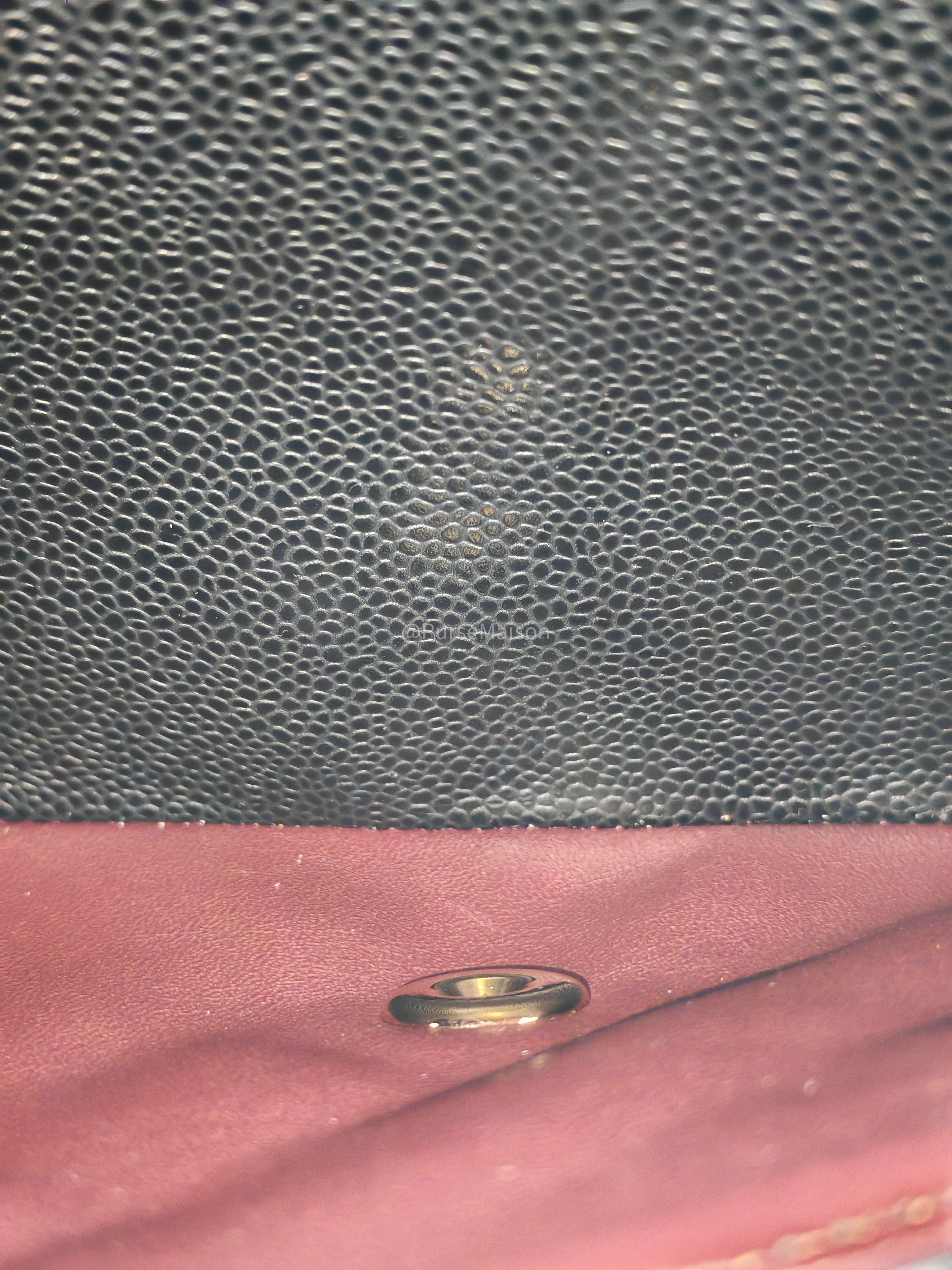 Chanel Classic Double Flap Jumbo in Black Caviar Leather Gold Hardware (Series 26)
