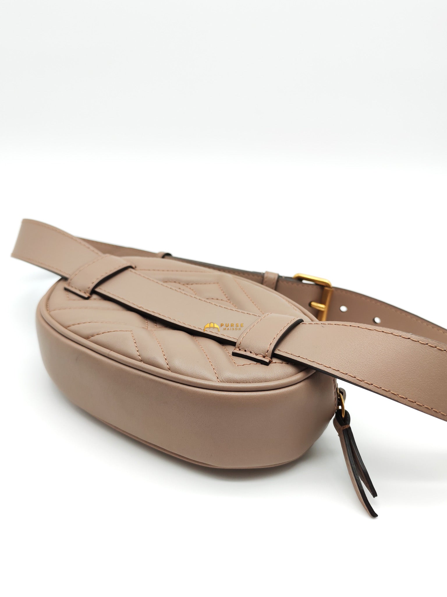 Marmont Belt Bag in Dusty Rose | Purse Maison Luxury Bags Shop