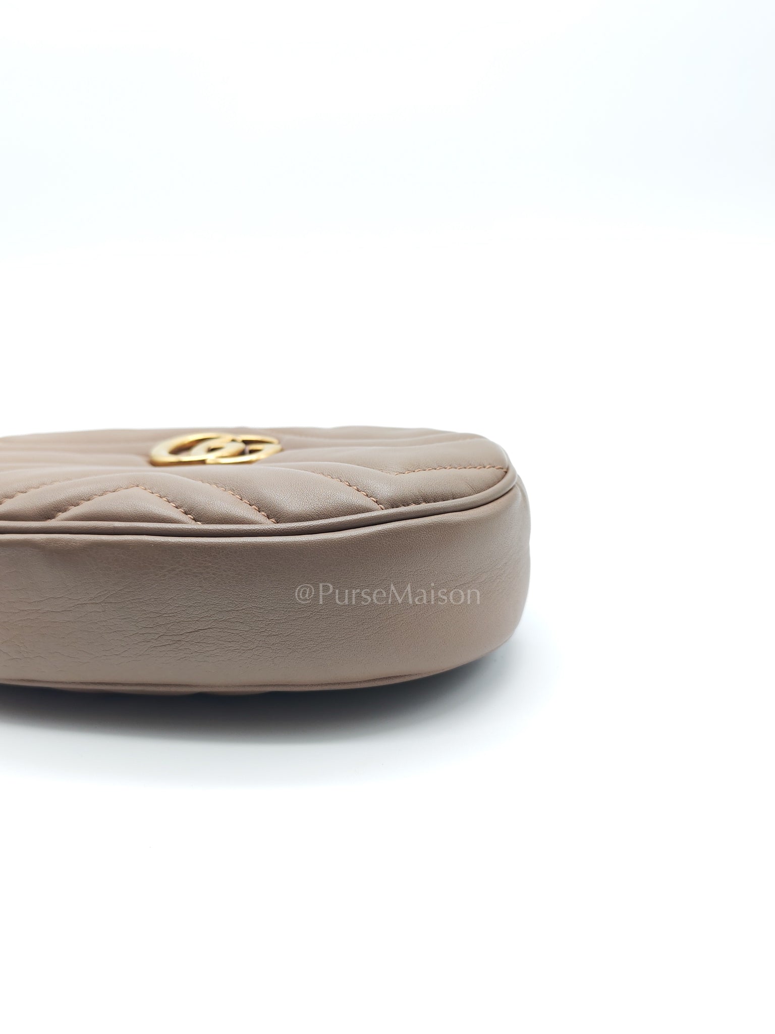 Marmont Belt Bag in Dusty Rose | Purse Maison Luxury Bags Shop