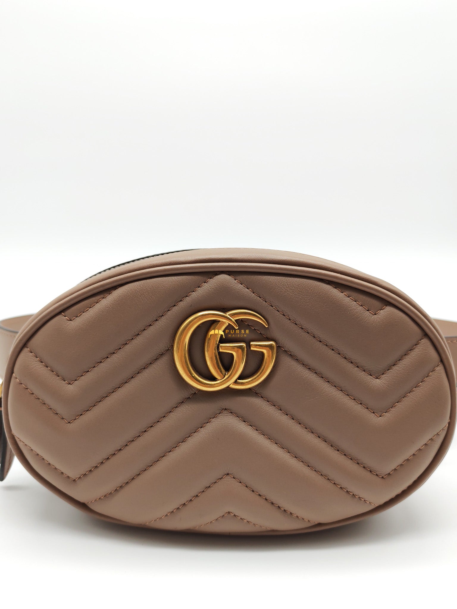 Marmont Belt Bag in Dusty Rose | Purse Maison Luxury Bags Shop