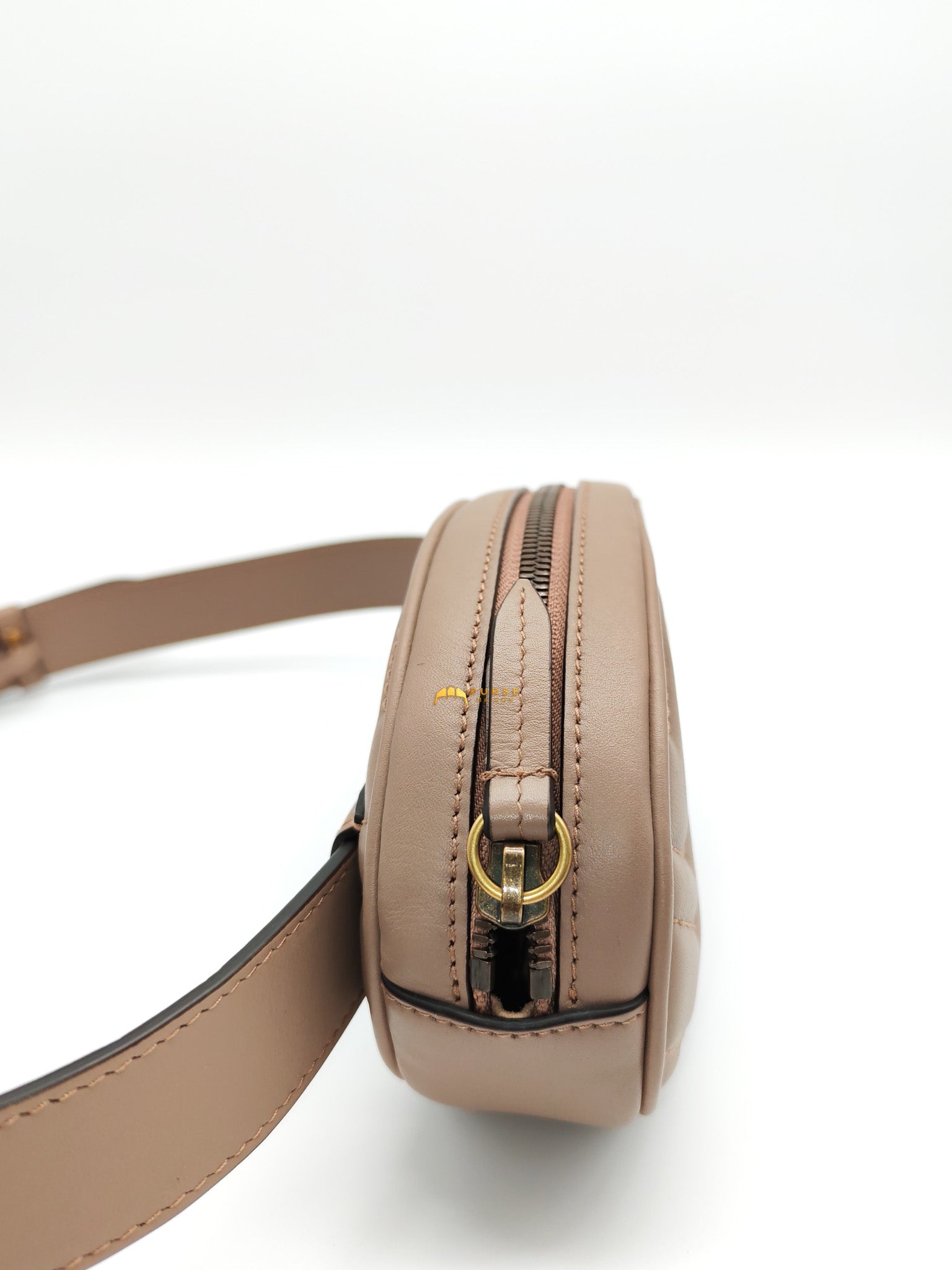 Marmont Belt Bag in Dusty Rose | Purse Maison Luxury Bags Shop