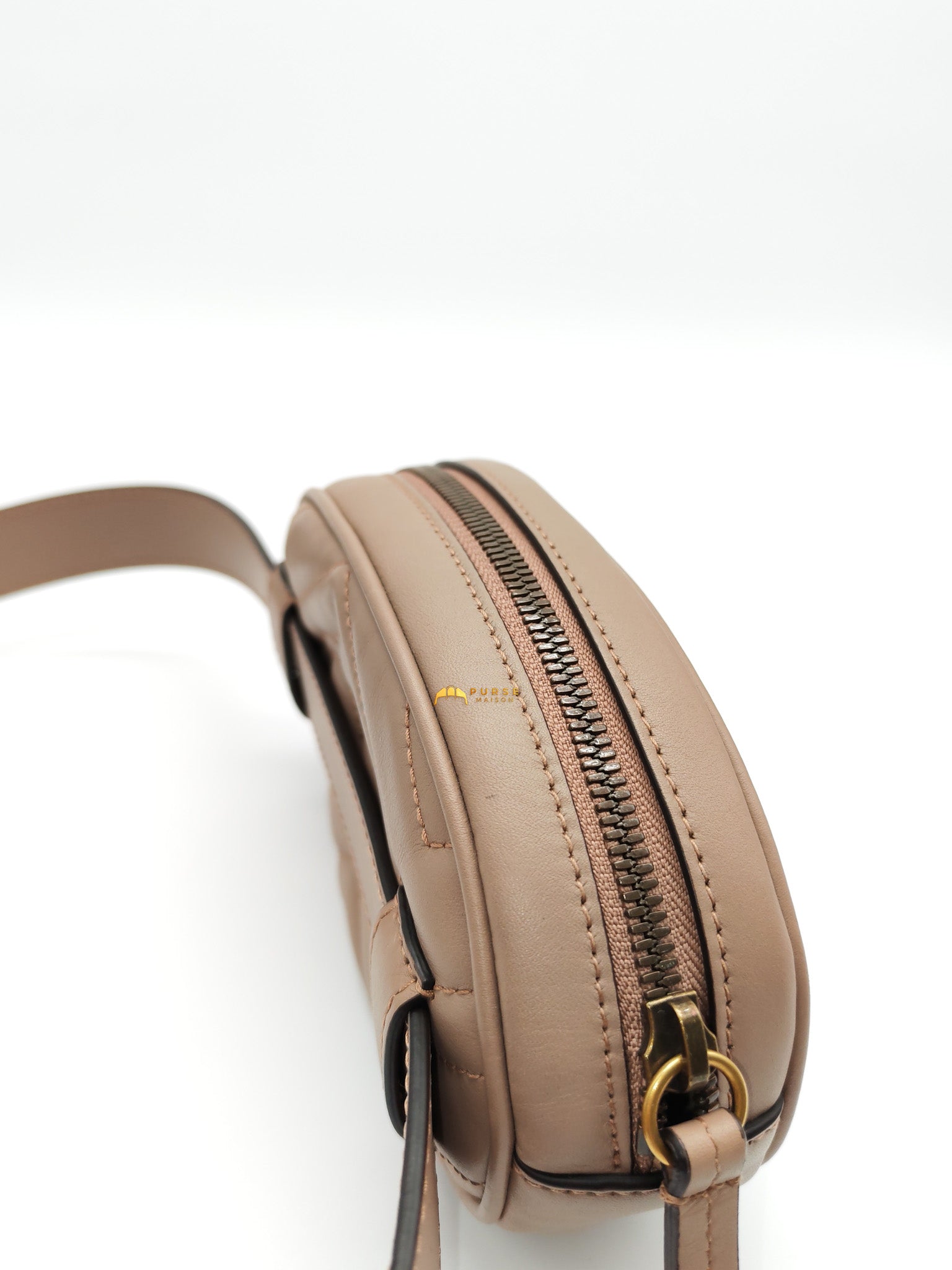 Marmont Belt Bag in Dusty Rose | Purse Maison Luxury Bags Shop