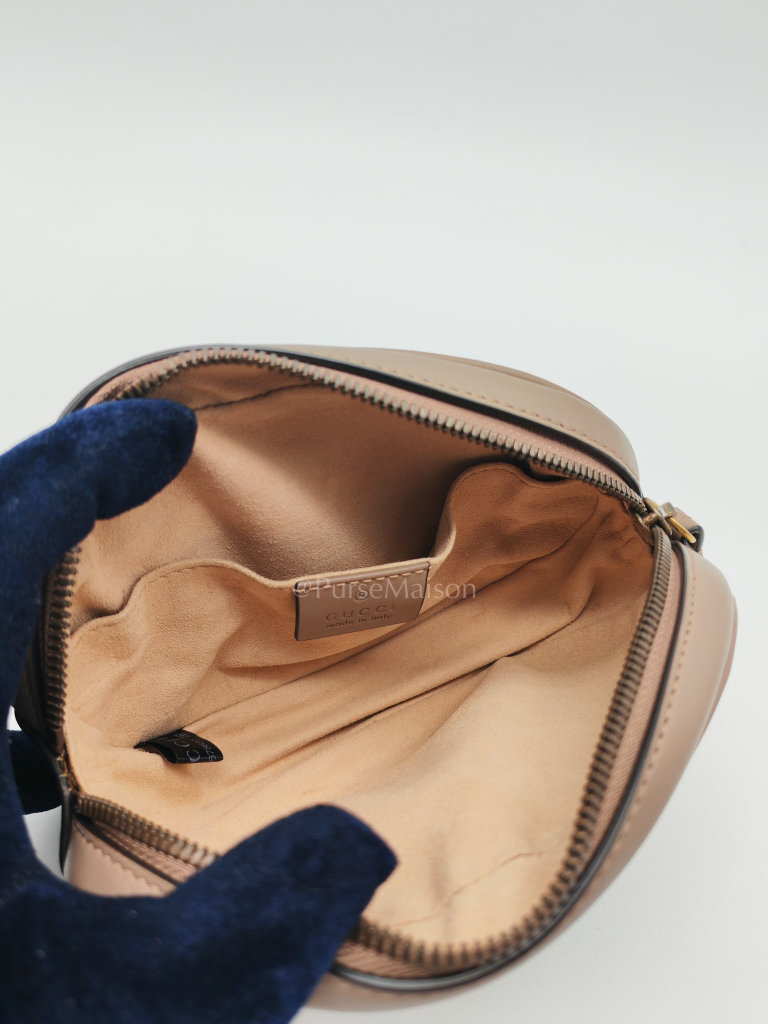 Marmont Belt Bag in Dusty Rose | Purse Maison Luxury Bags Shop