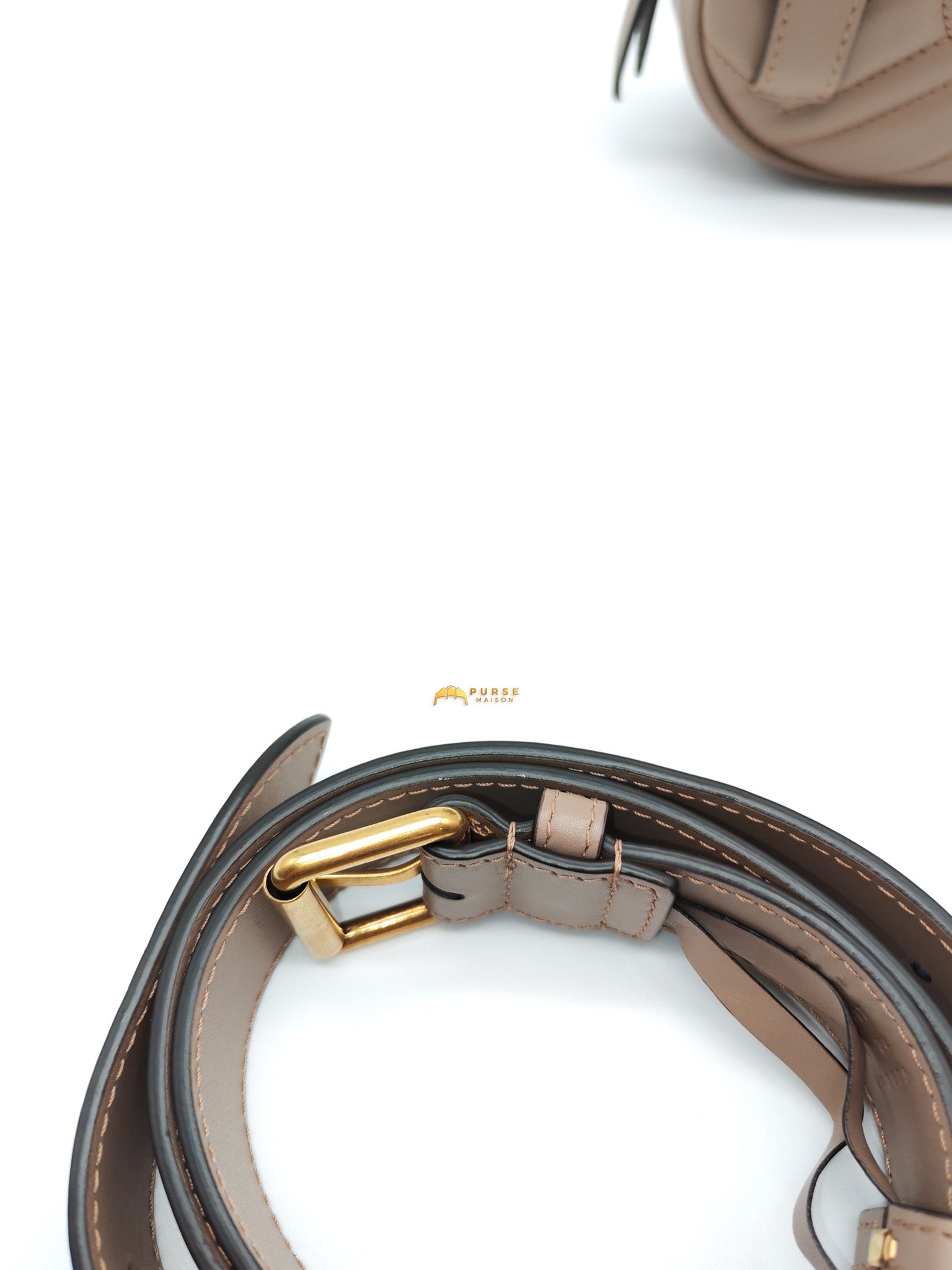 Marmont Belt Bag in Dusty Rose | Purse Maison Luxury Bags Shop