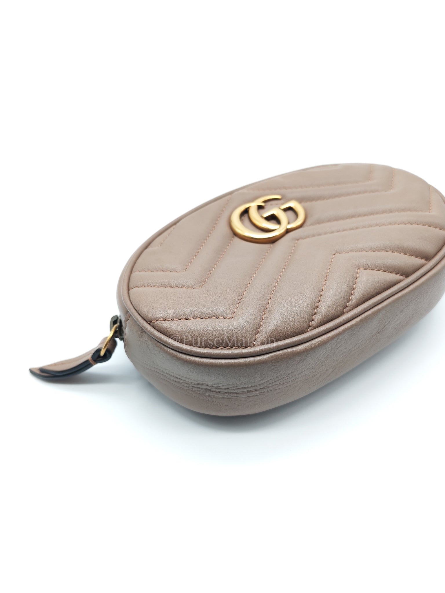 Marmont Belt Bag in Dusty Rose | Purse Maison Luxury Bags Shop