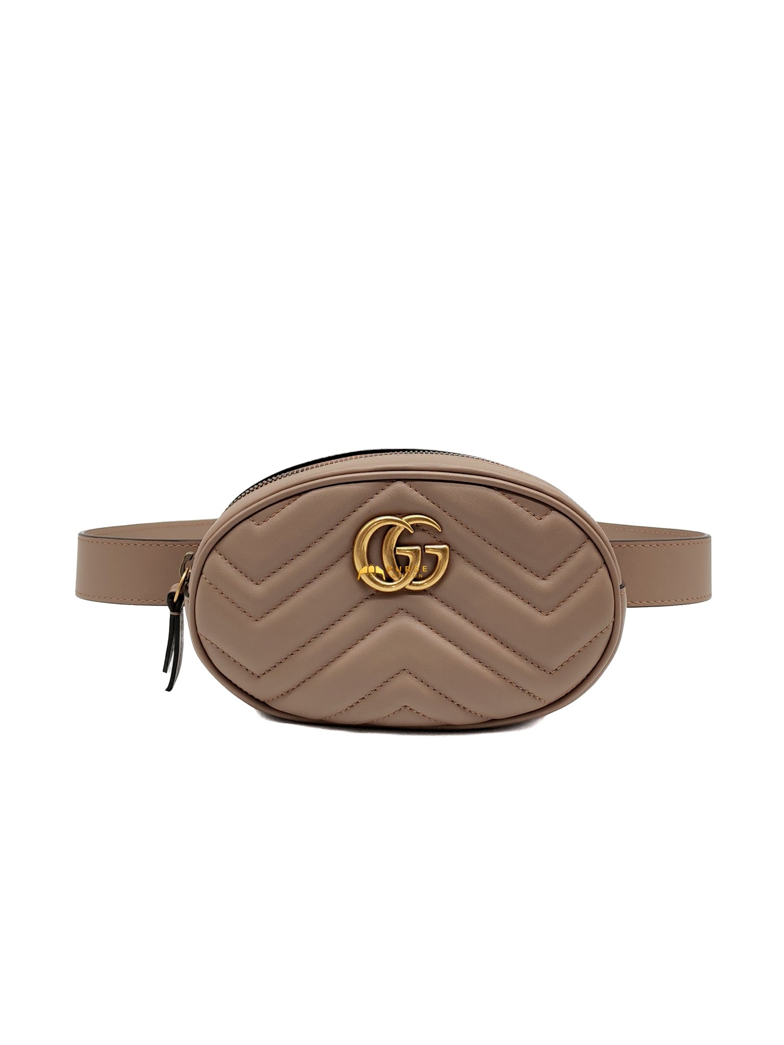 Marmont Belt Bag in Dusty Rose | Purse Maison Luxury Bags Shop