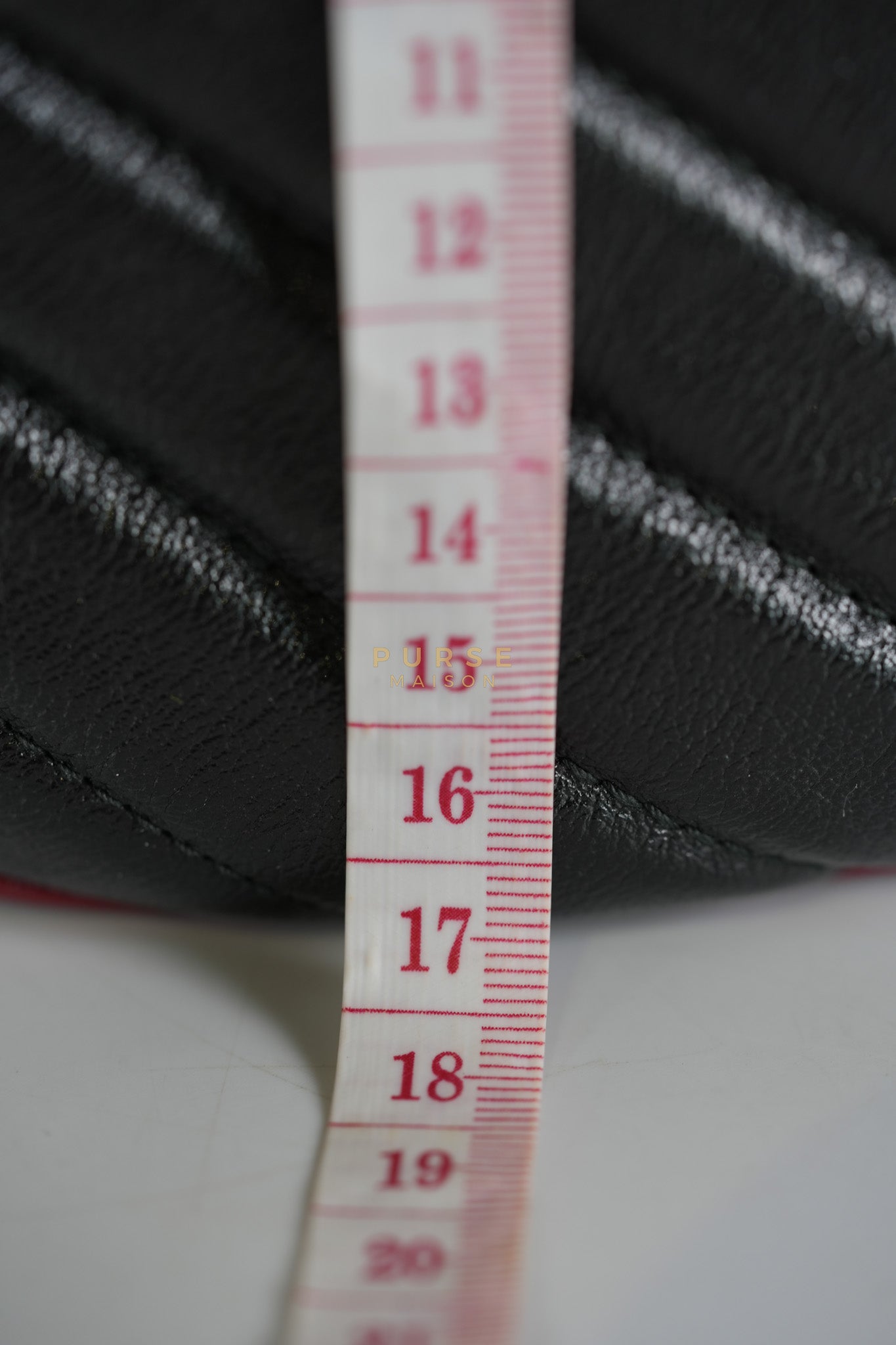 Marmont Black/Red Torchon Round Chain Bag | Purse Maison Luxury Bags Shop