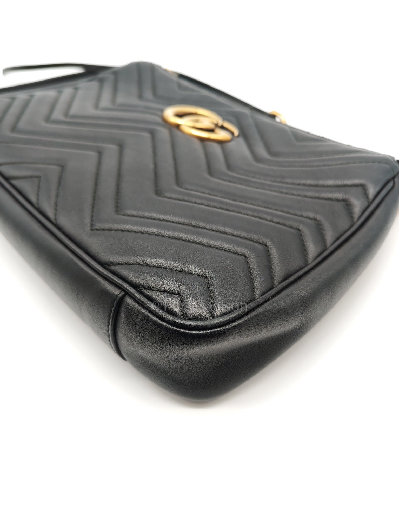 Marmont Matelasse Black Chain Shoulder Bag | Purse Maison Luxury Bags Shop