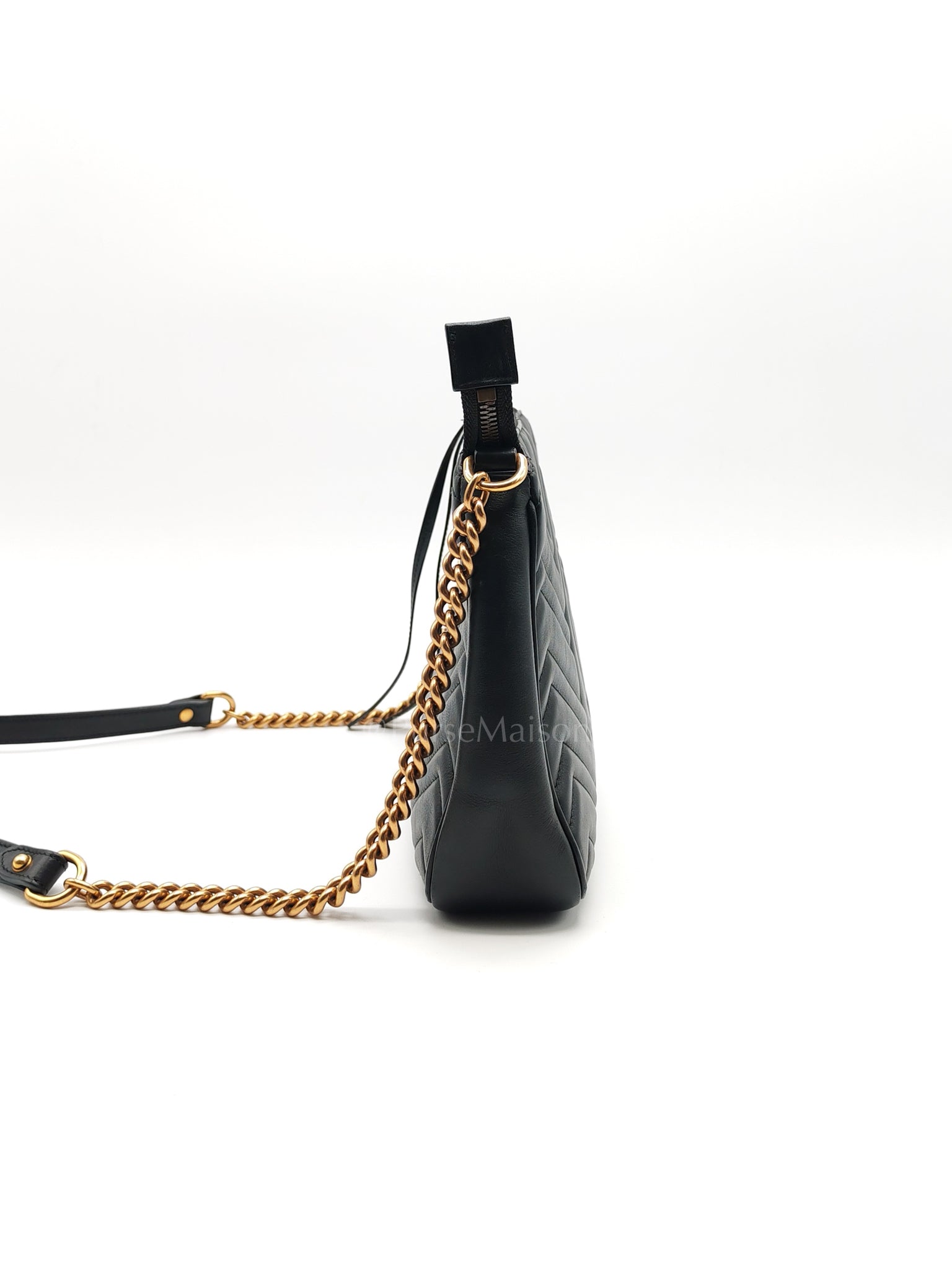 Marmont Matelasse Black Chain Shoulder Bag | Purse Maison Luxury Bags Shop