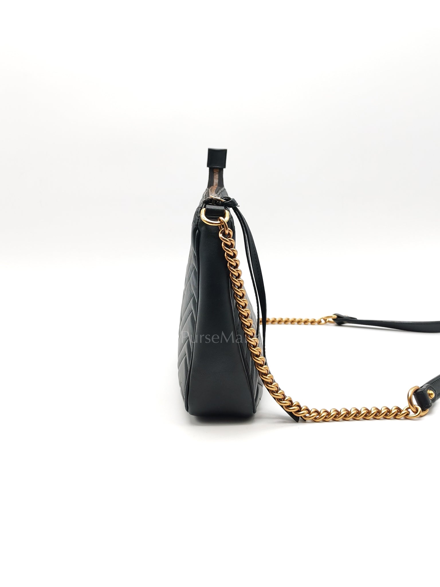 Marmont Matelasse Black Chain Shoulder Bag | Purse Maison Luxury Bags Shop