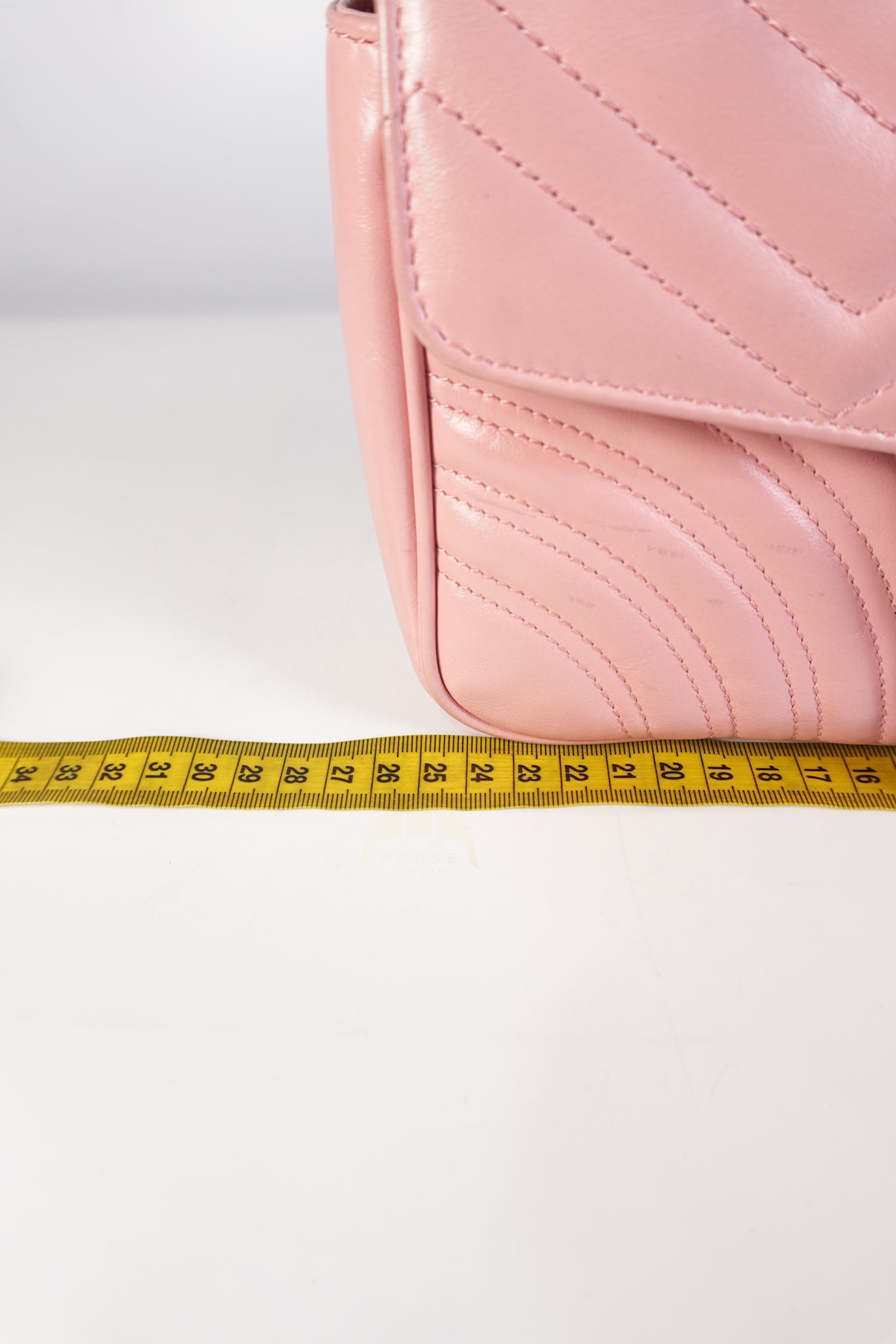 Marmont Small in Pink Matelasse Leather and Silver Hardware Crossbody Bag | Purse Maison Luxury Bags Shop