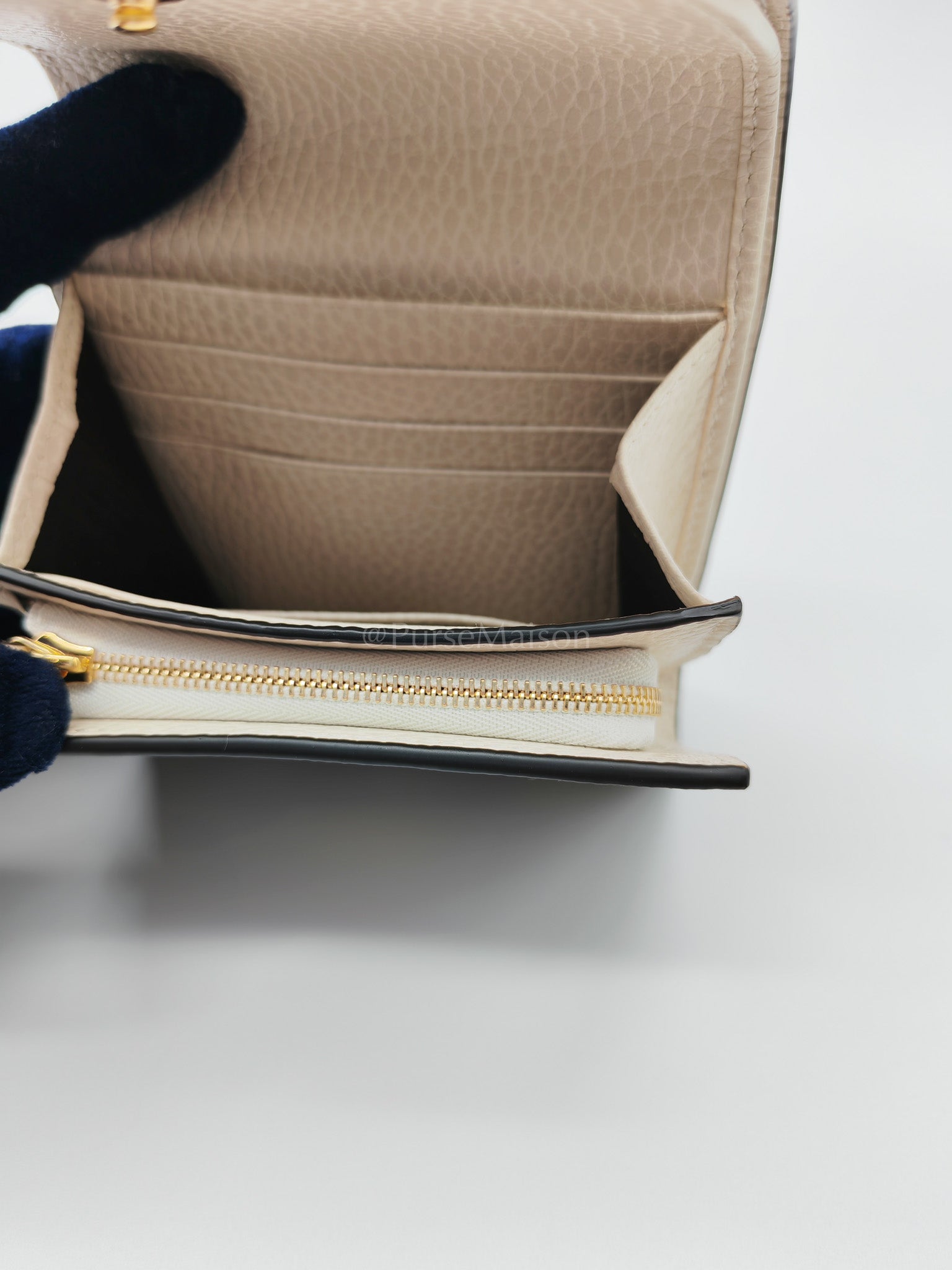 Marmont Wallet Bi-color GG Supreme Canvas | Purse Maison Luxury Bags Shop