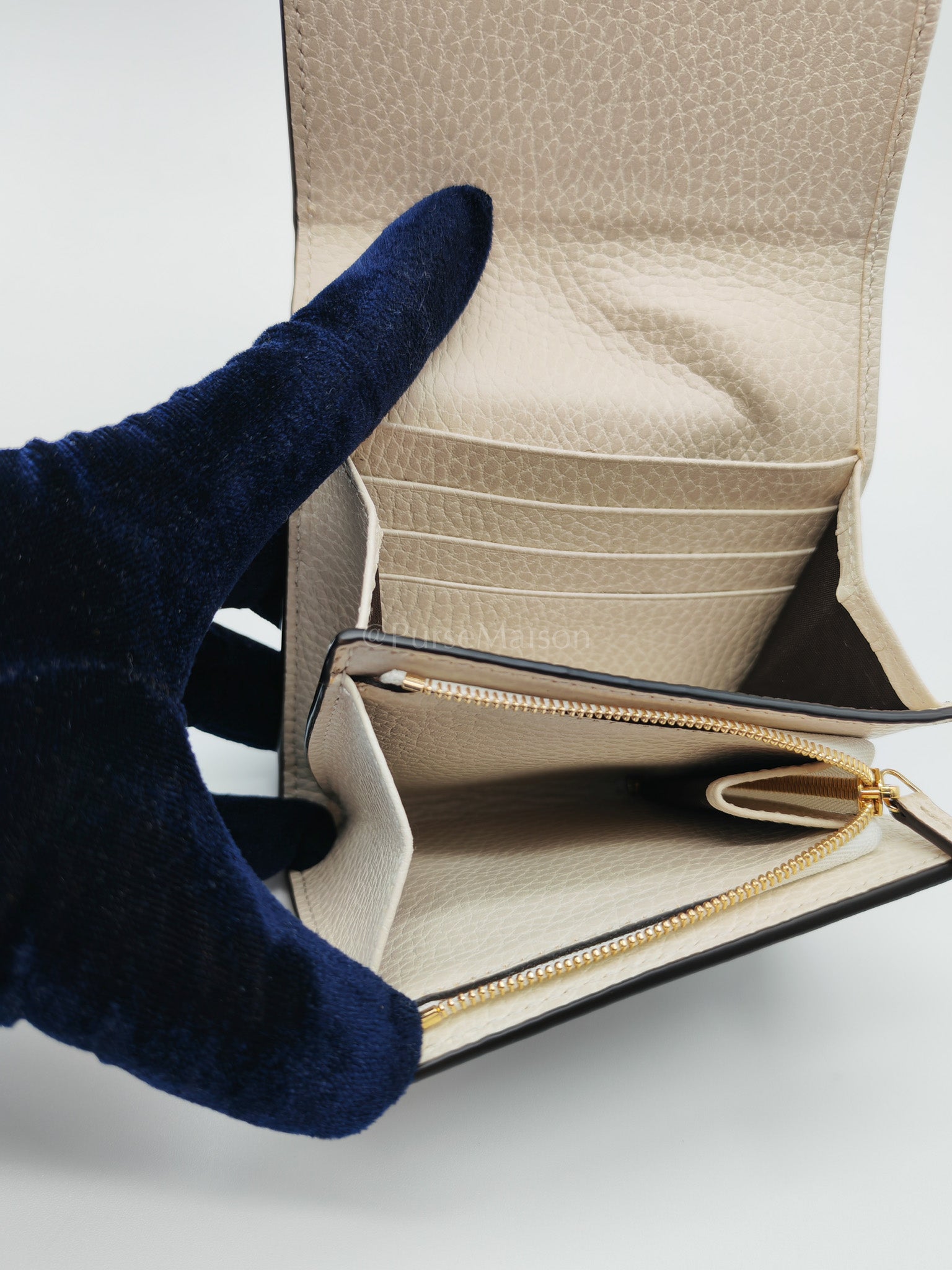 Marmont Wallet Bi-color GG Supreme Canvas | Purse Maison Luxury Bags Shop