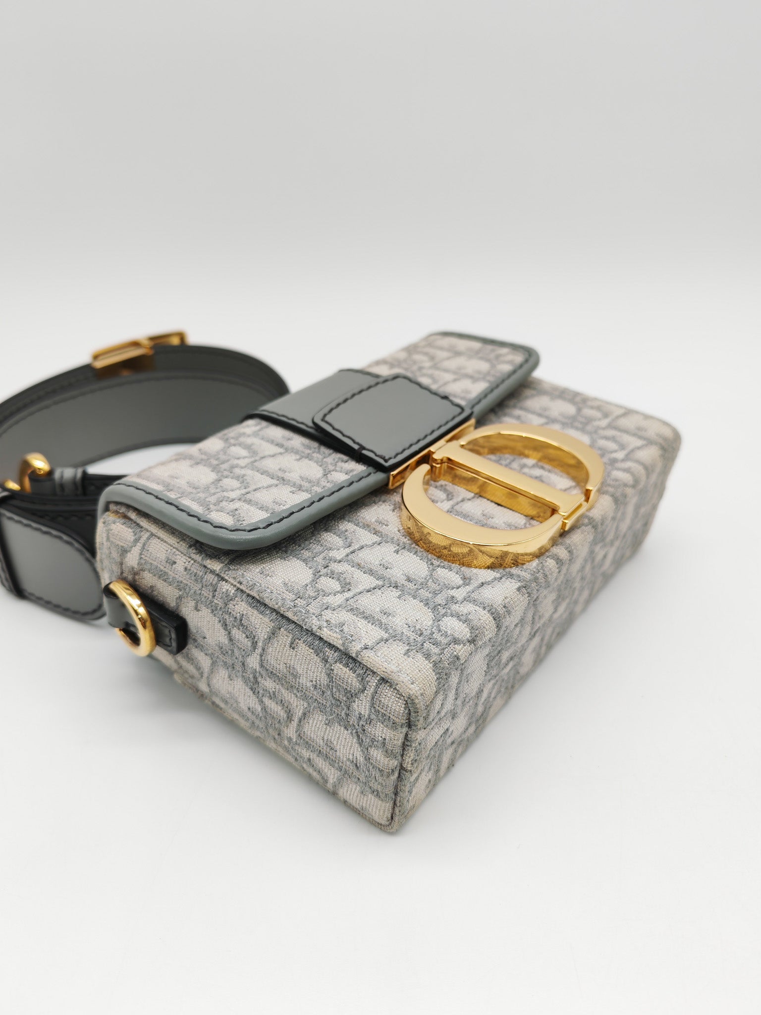 Dior 30 montaigne box bag oblique jacquard