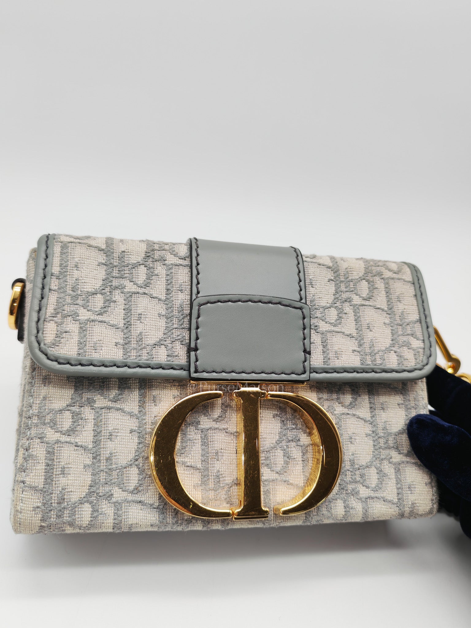 Dior 30 montaigne box bag oblique jacquard