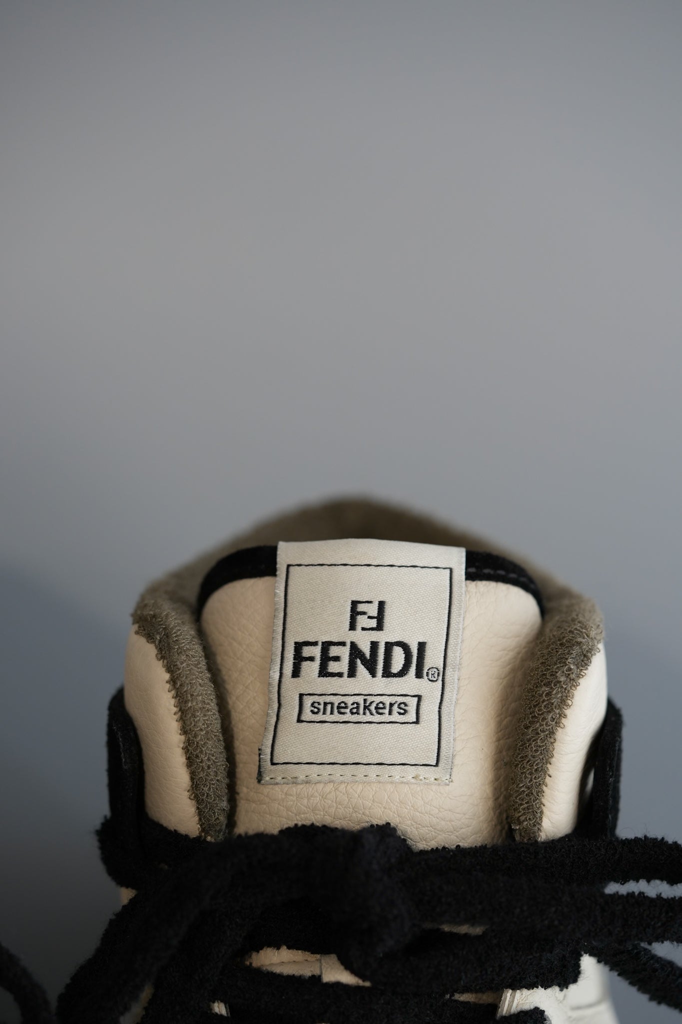 Match Mid Cut White Leather Sneakers | Purse Maison Luxury Bags Shop